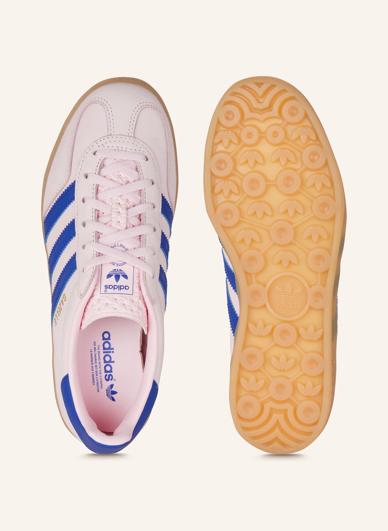 Adidas rosas con azul sale
