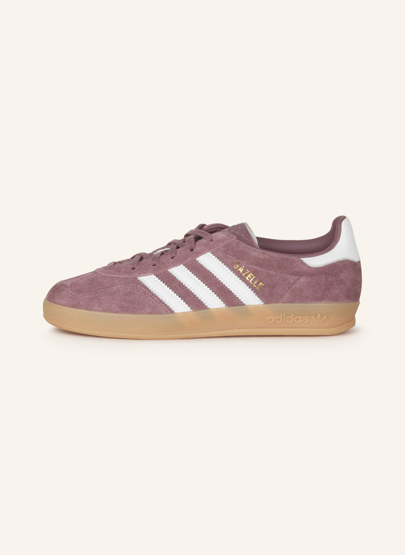 Adidas originals gazelle pink suede gum sole trainers new arrivals