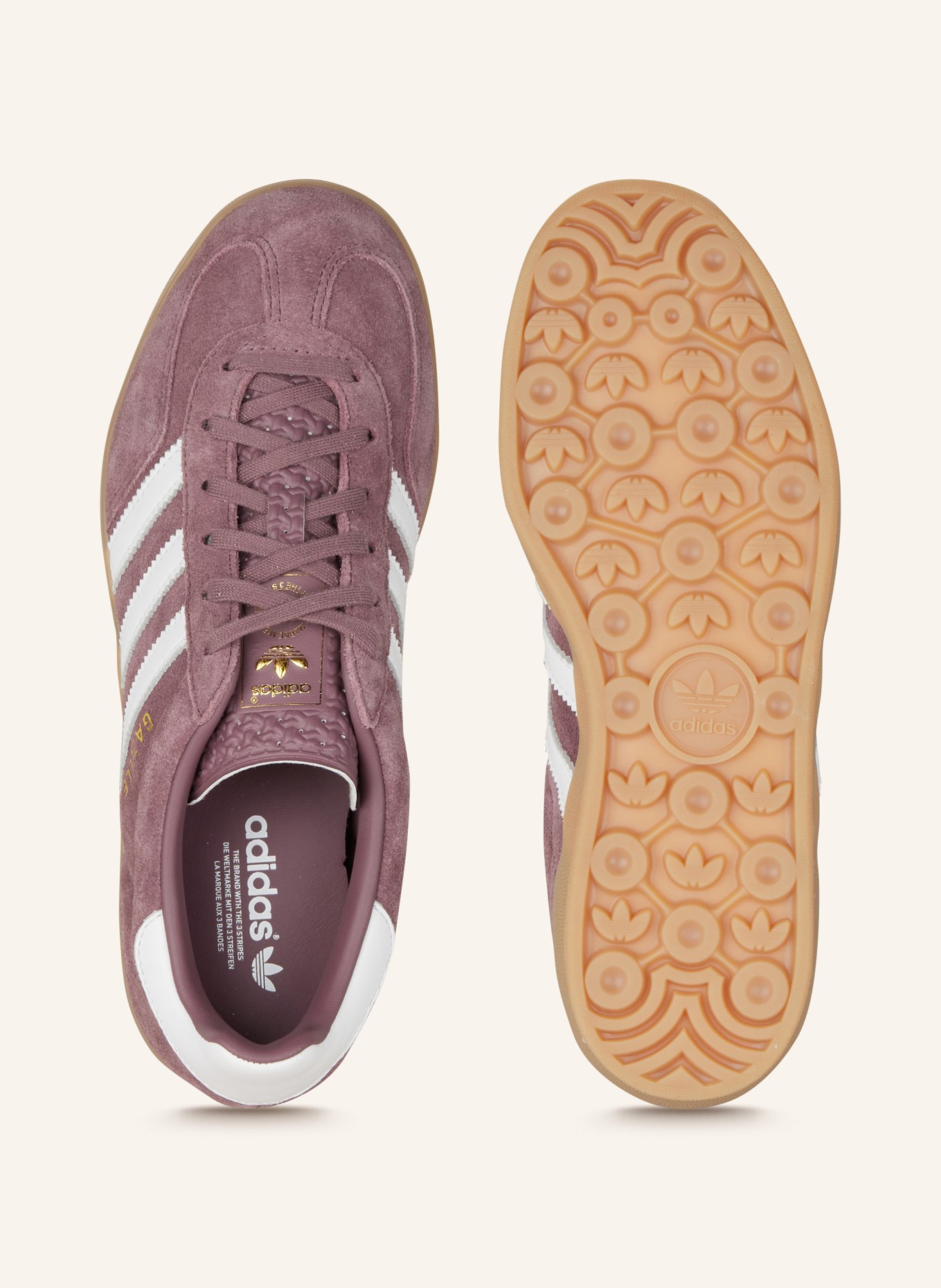 adidas Originals Sneaker GAZELLE INDOOR in altrosa weiss