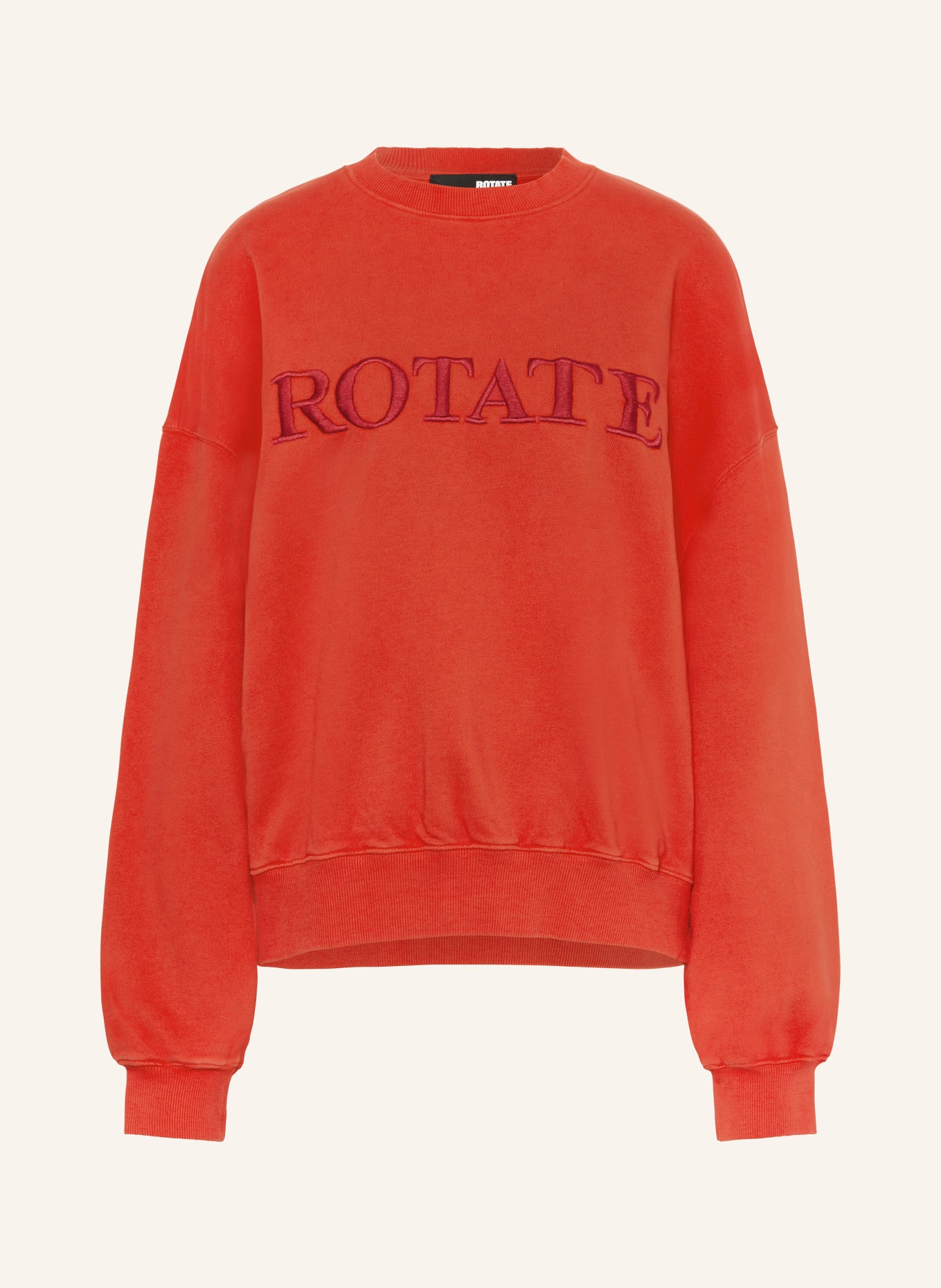 ROTATE Sweatshirt, Color: RED (Image 1)