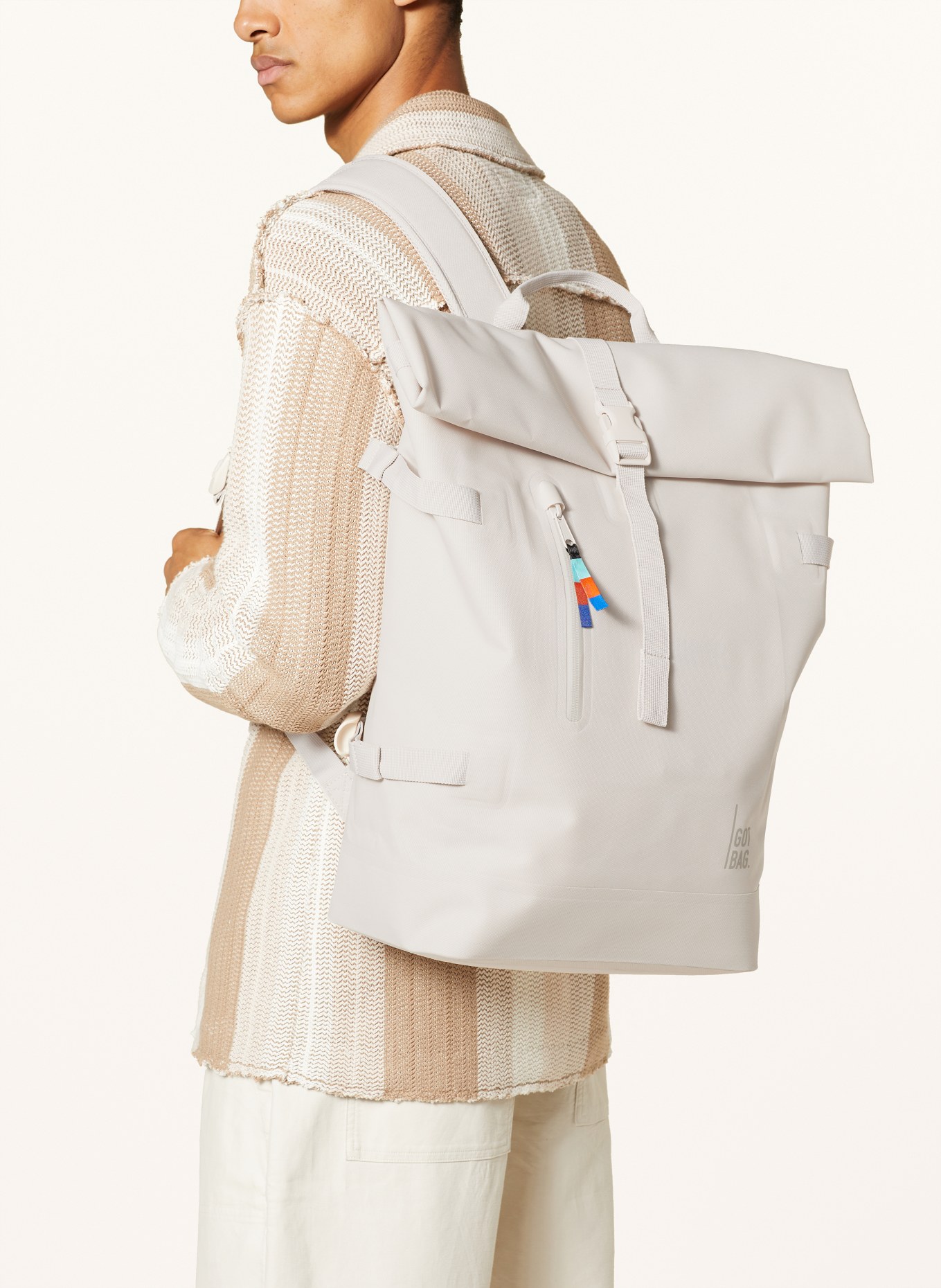 GOT BAG Backpack ROLLTOP 2.0 31 l with laptop compartment, Color: LIGHT BROWN (Image 4)