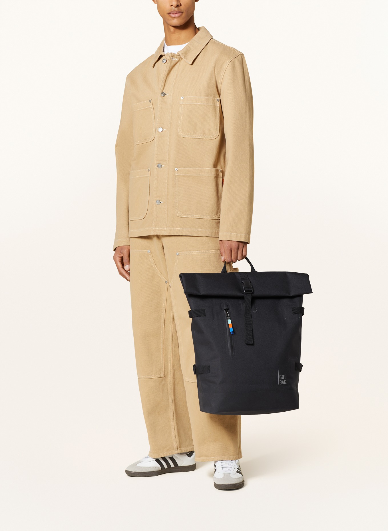 GOT BAG Backpack ROLLTOP 2.0 31 l with laptop compartment: BLACK