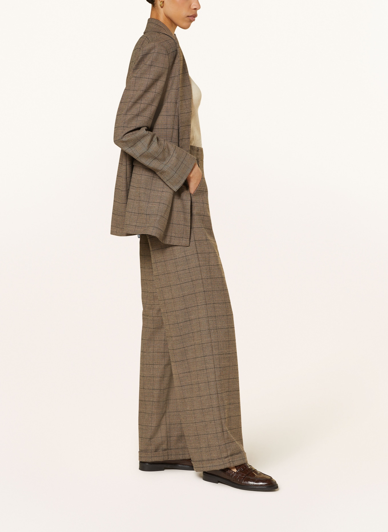 MAX & Co. Kalhoty INDICE: BÉŽOVÁ / HNĚDÁ