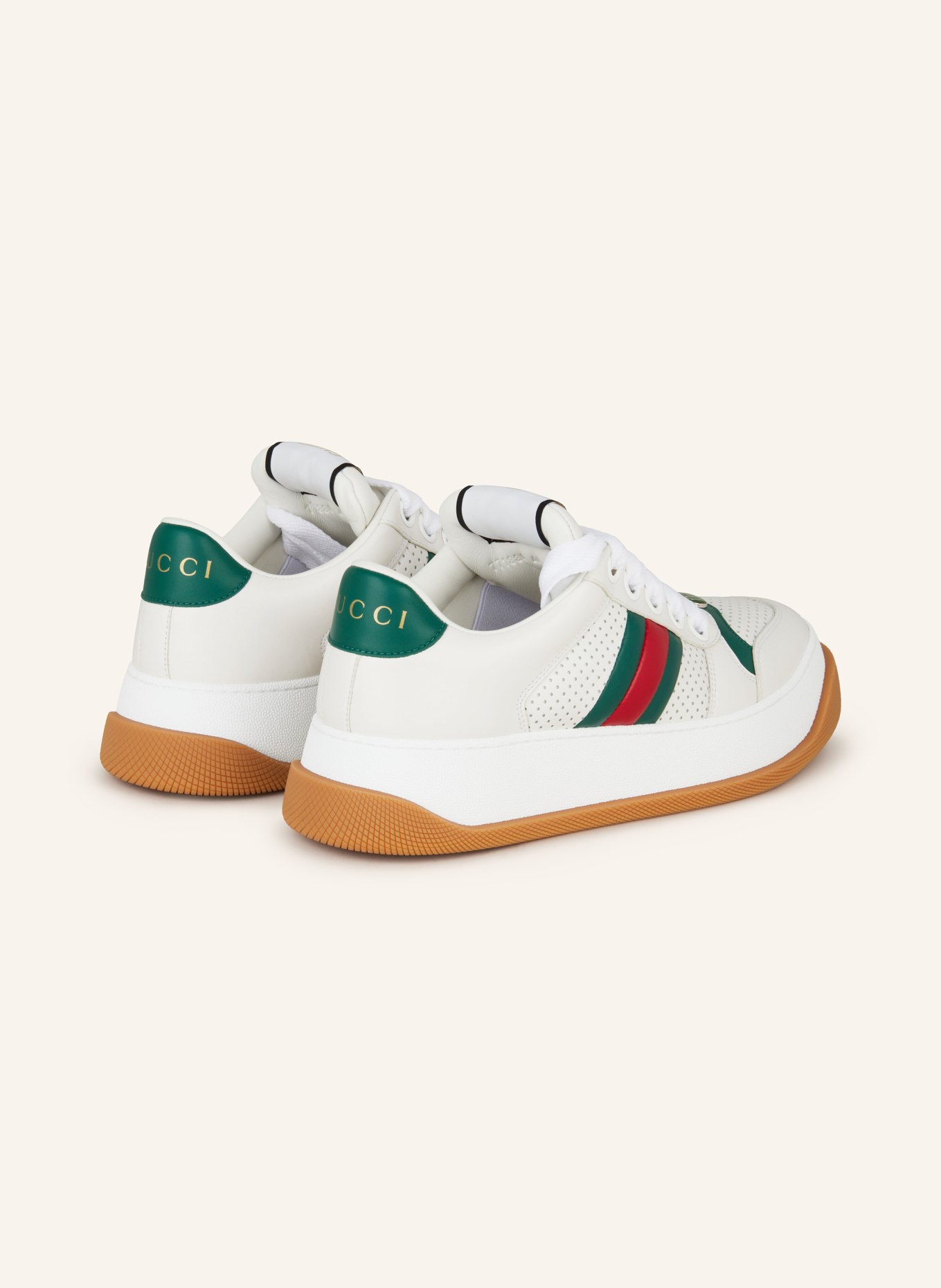 GUCCI Sneakers, Color: WHITE/ GREEN/ RED (Image 2)