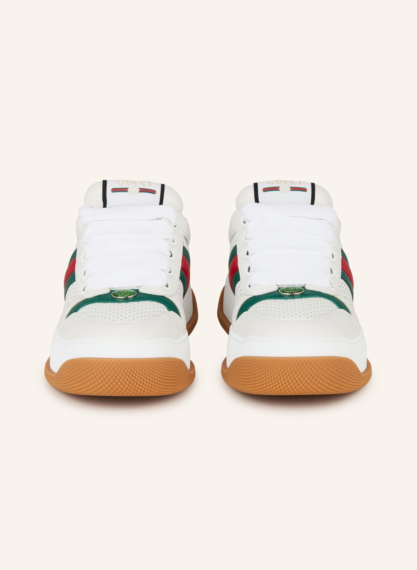 GUCCI Sneakers, Color: WHITE/ GREEN/ RED (Image 3)