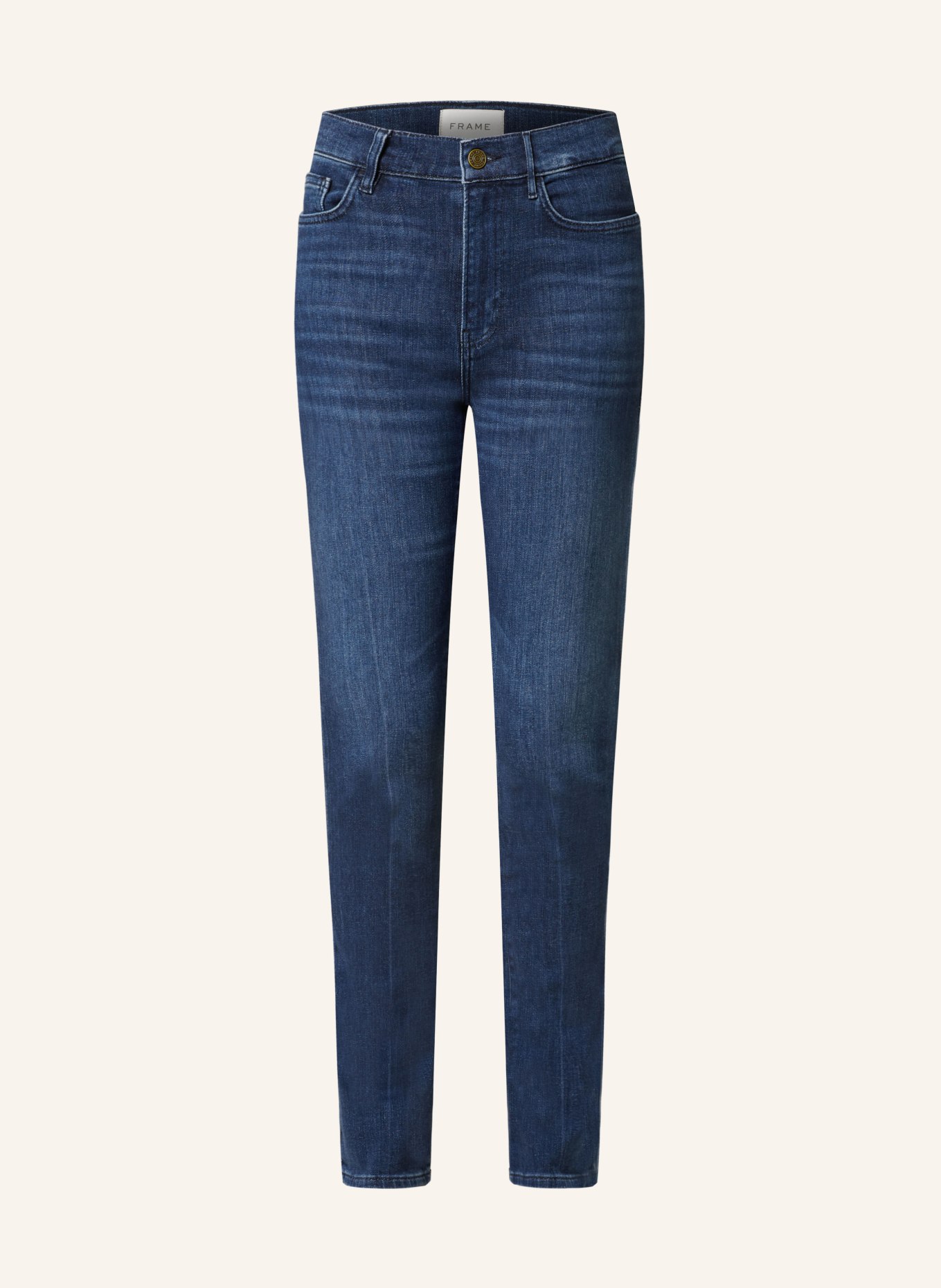 FRAME Straight jeans LE HIGH STRAIGHT LONG, Color: CLVN CALVIN (Image 1)