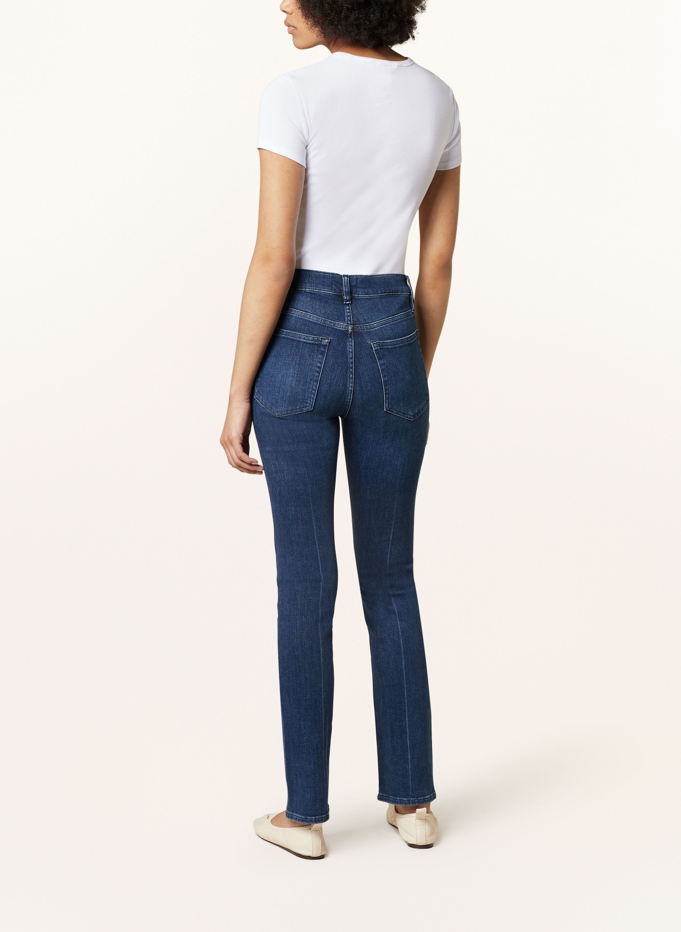 FRAME Straight Jeans LE HIGH STRAIGHT LONG, Farbe: CLVN CALVIN (Bild 3)