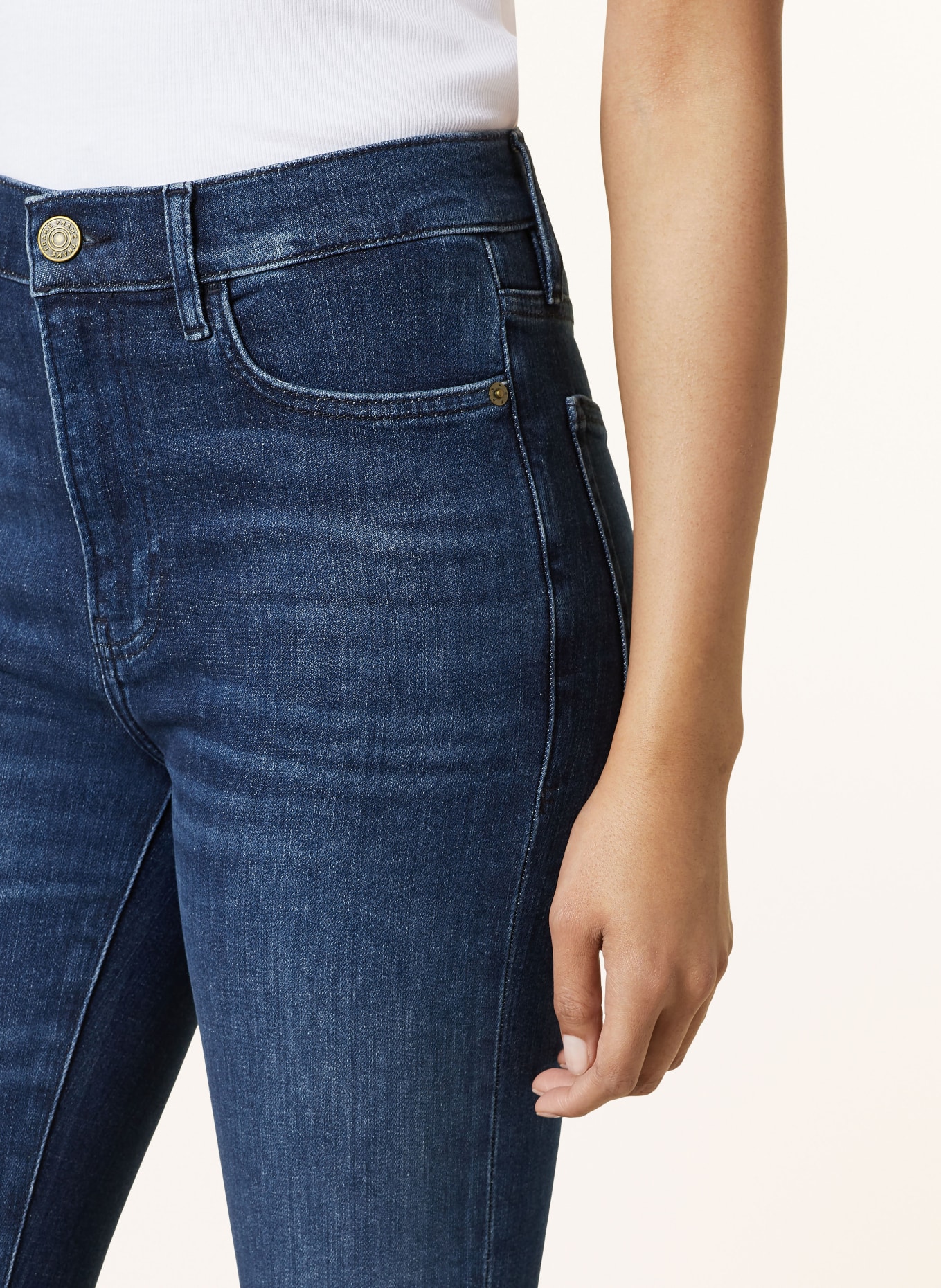 FRAME Straight Jeans LE HIGH STRAIGHT LONG, Farbe: CLVN CALVIN (Bild 5)