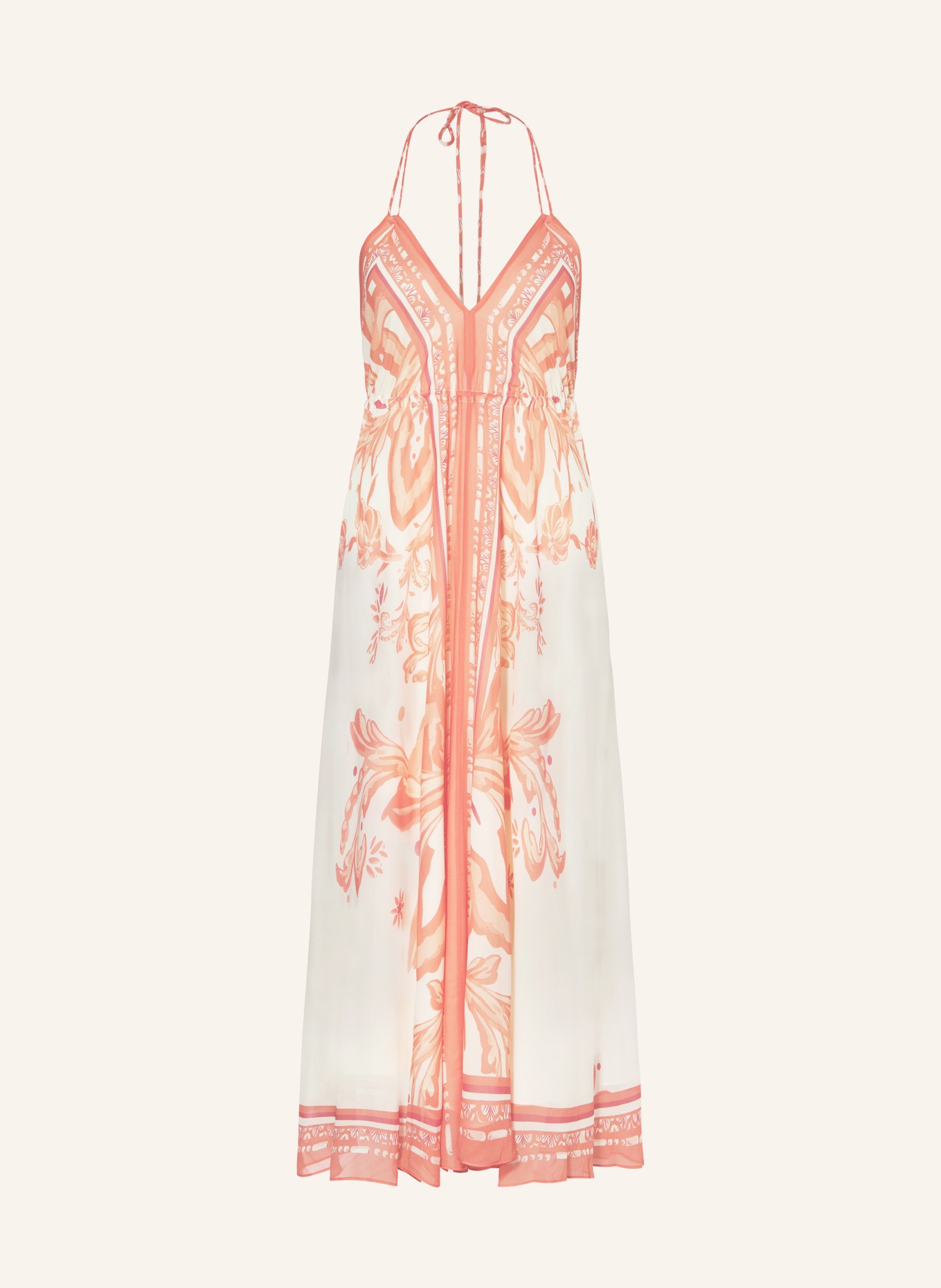 REISS Kleid DELILAH, Farbe: HELLROT/ ECRU (Bild 1)