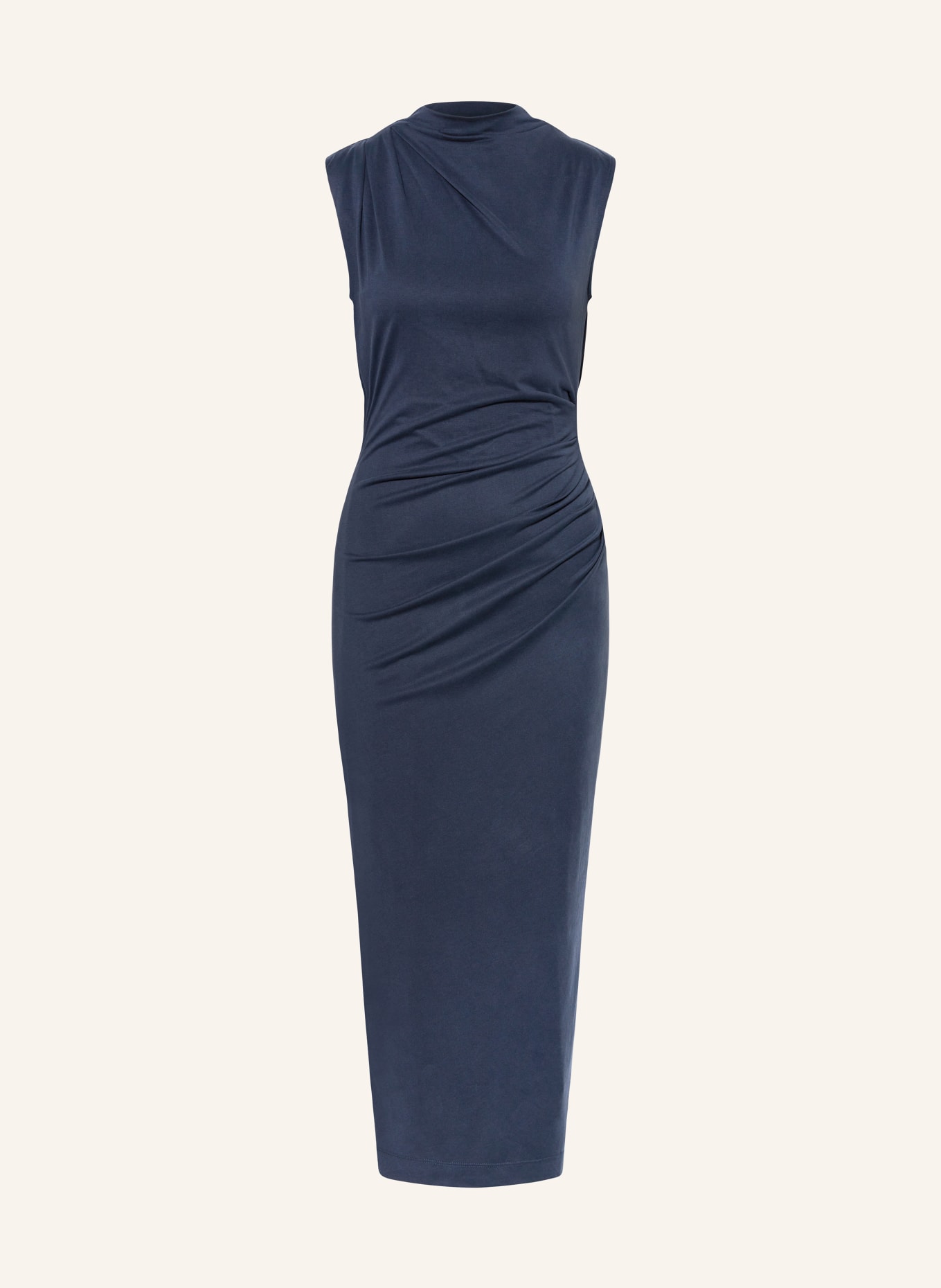 REISS Jersey dress BEAUX-DRAPE, Color: DARK BLUE (Image 1)