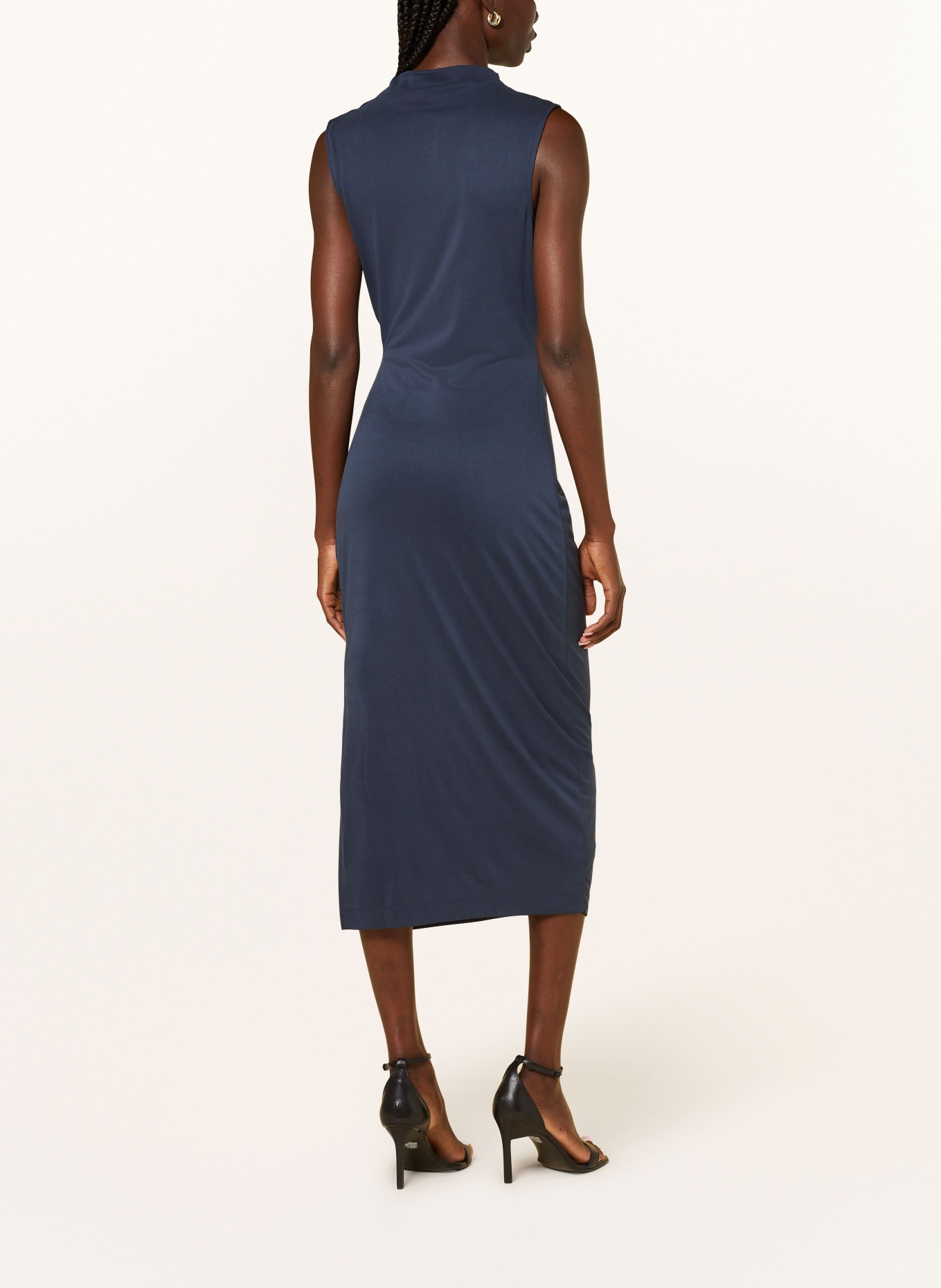 REISS Jersey dress BEAUX-DRAPE, Color: DARK BLUE (Image 3)