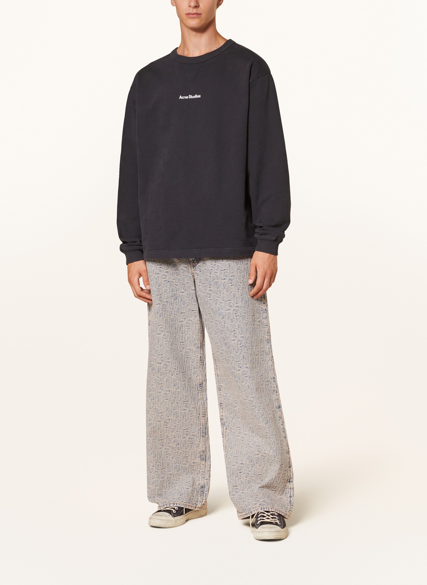 Acne Studios Sweatshirt: SCHWARZ