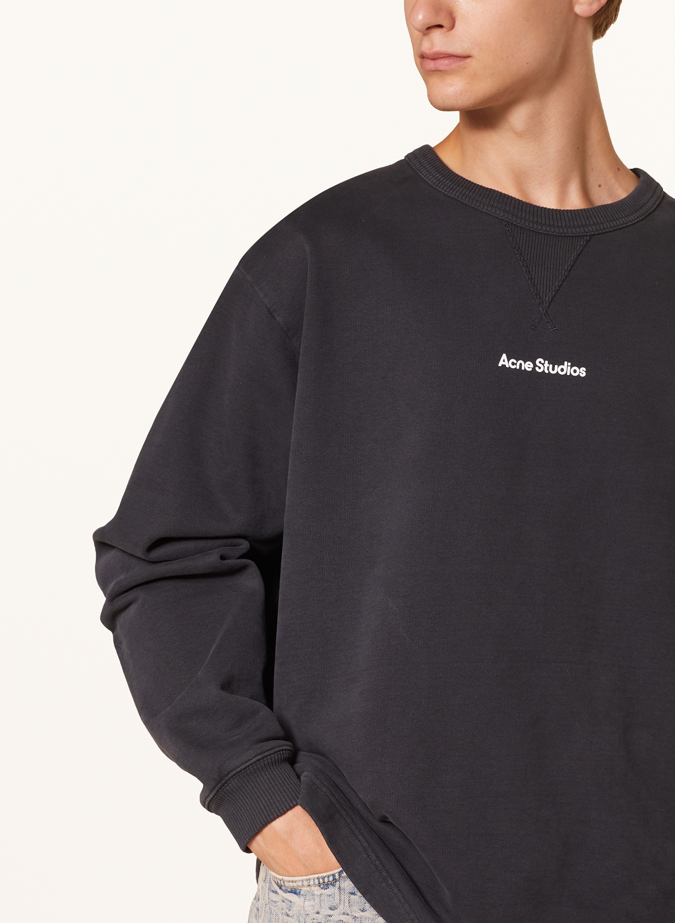 Acne studios sweatshirt black hotsell