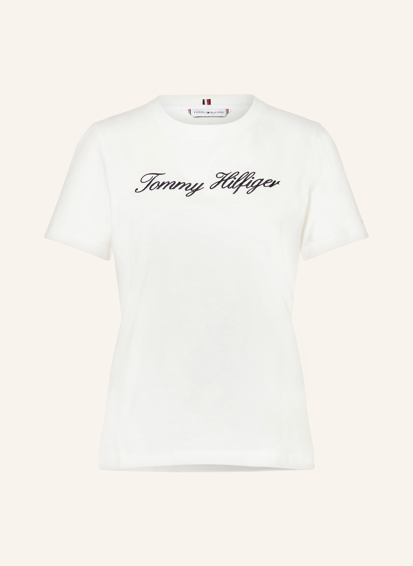 TOMMY HILFIGER T-Shirt, Farbe: WEISS/ SCHWARZ (Bild 1)