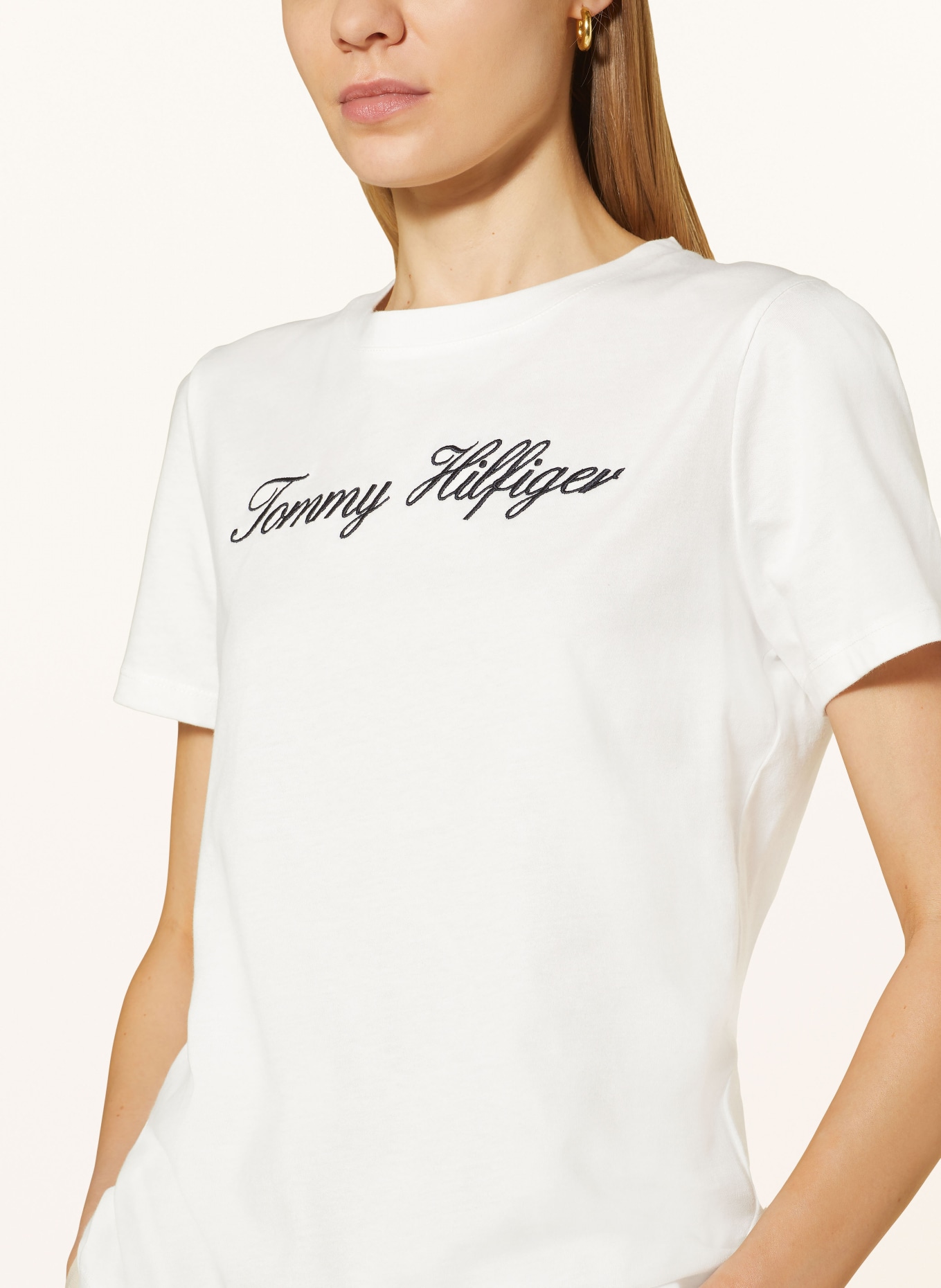 TOMMY HILFIGER T-Shirt, Farbe: WEISS/ SCHWARZ (Bild 4)