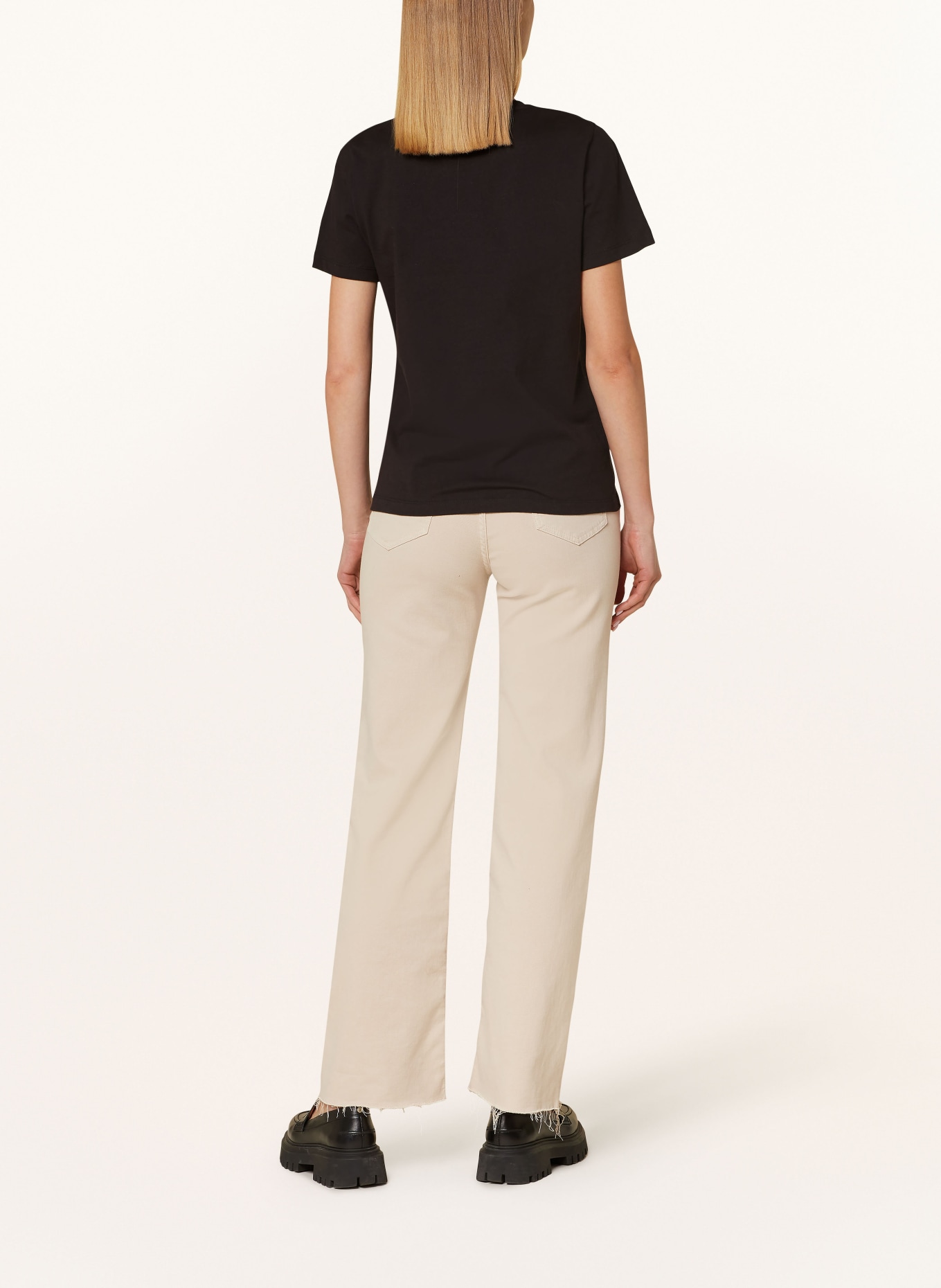 TOMMY HILFIGER T-Shirt: SCHWARZ