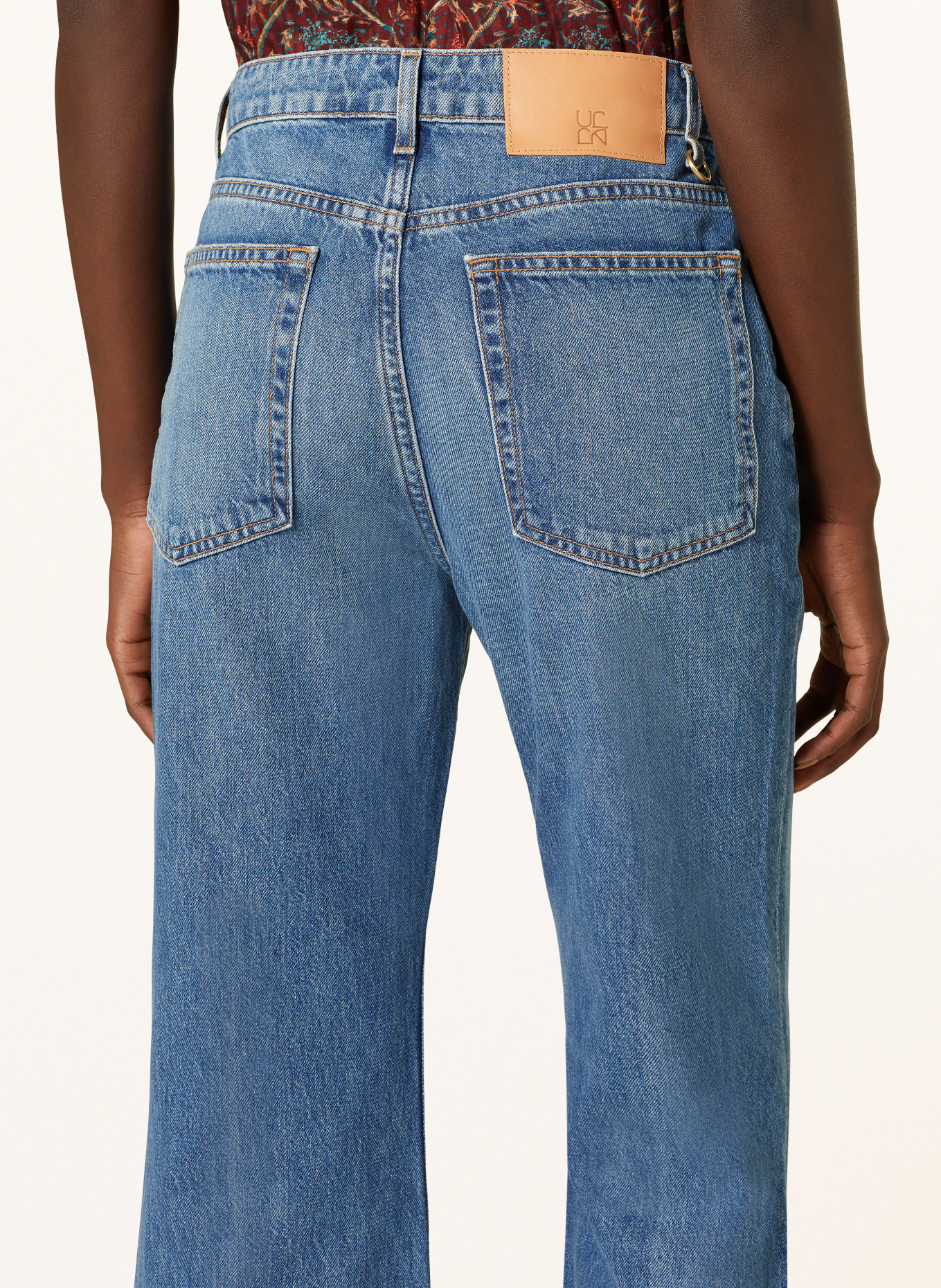 ULLA JOHNSON Bootcut jeans MARTINE, Color: DNBMI DANUBE MEDIUM INDIGO WASH (Image 5)