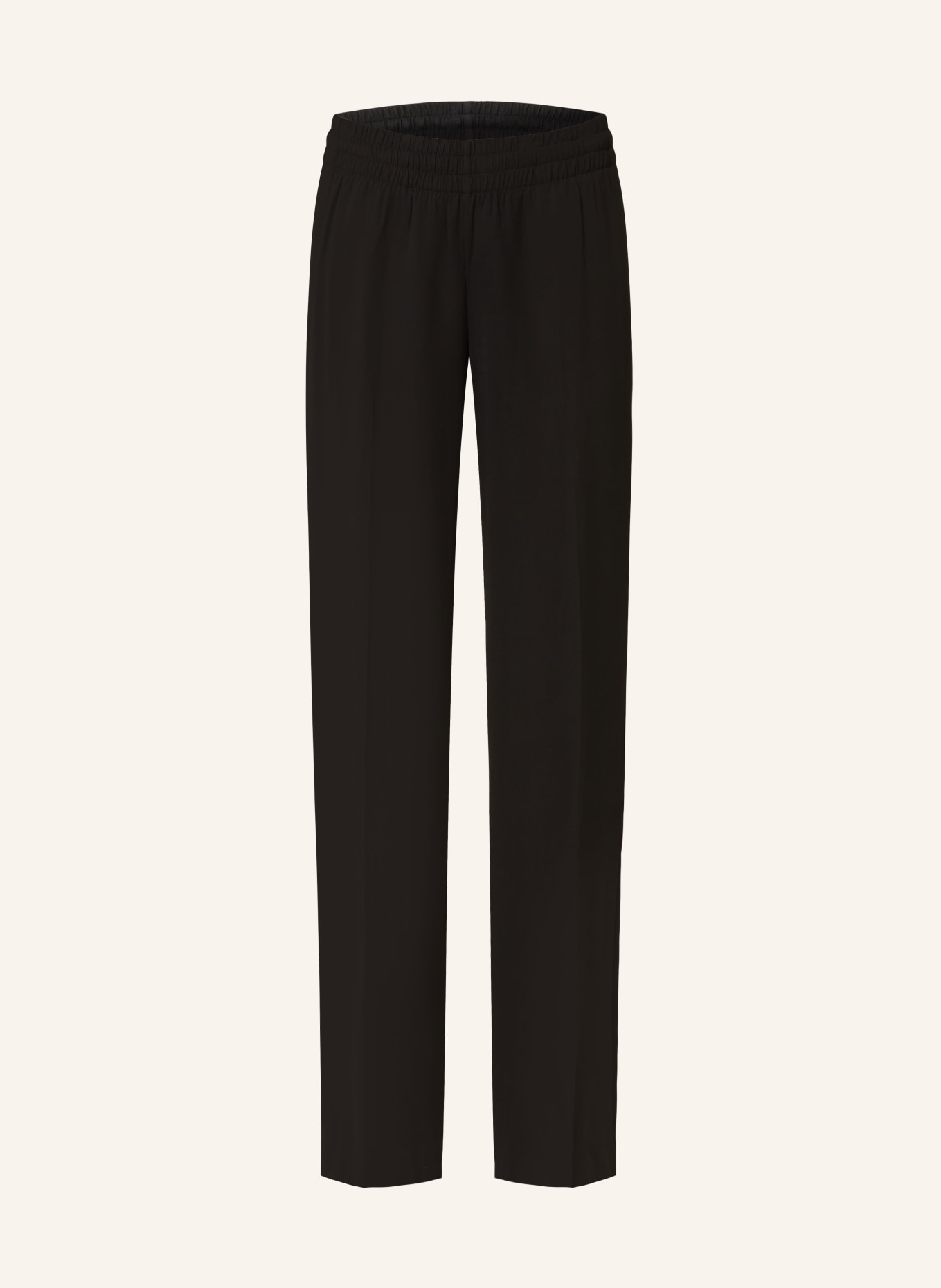 ANINE BING Wide leg trousers SOTO, Color: BLACK (Image 1)