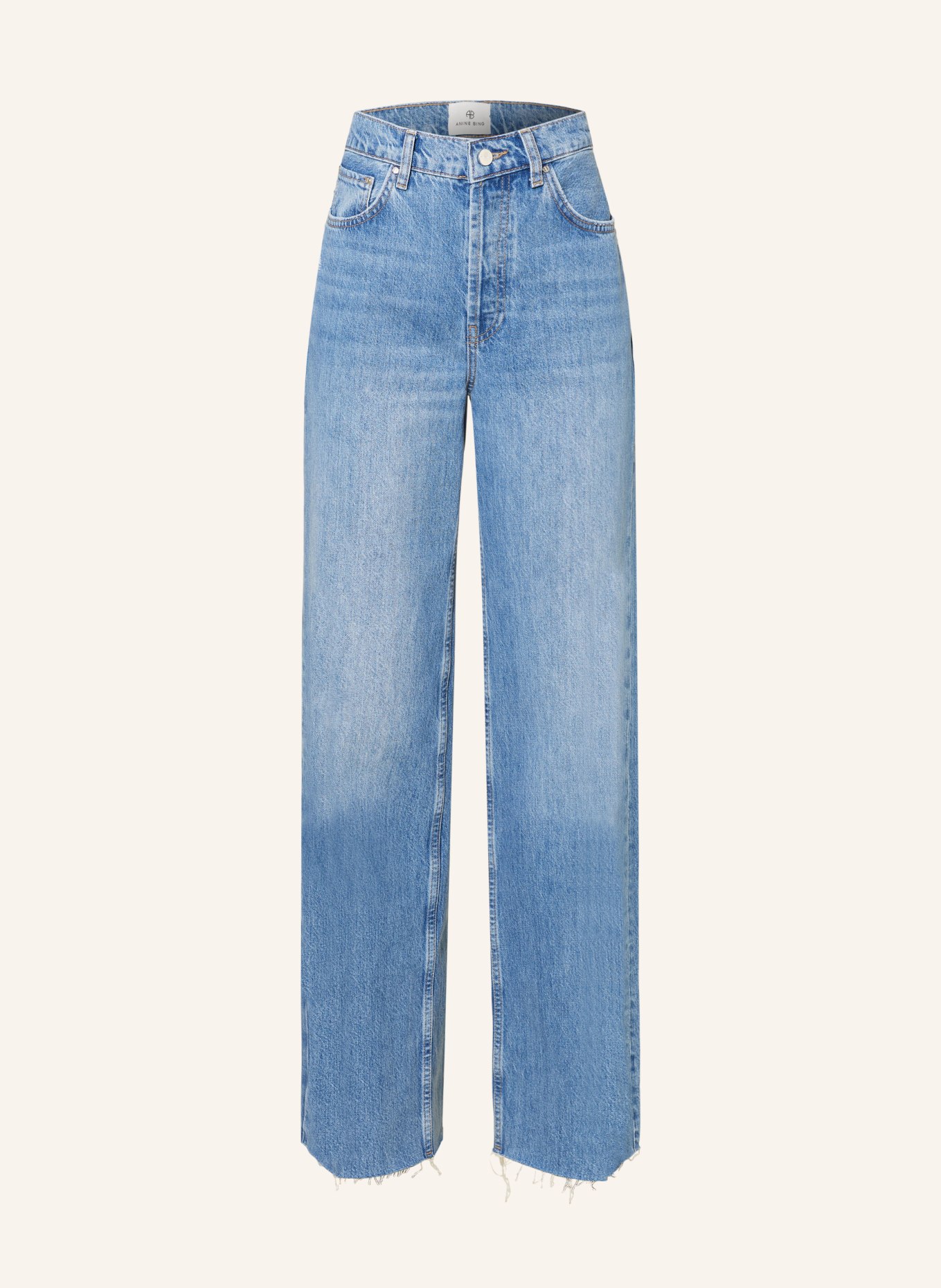 ANINE BING Straight Jeans HUGH, Farbe: BLUE BLUE (Bild 1)