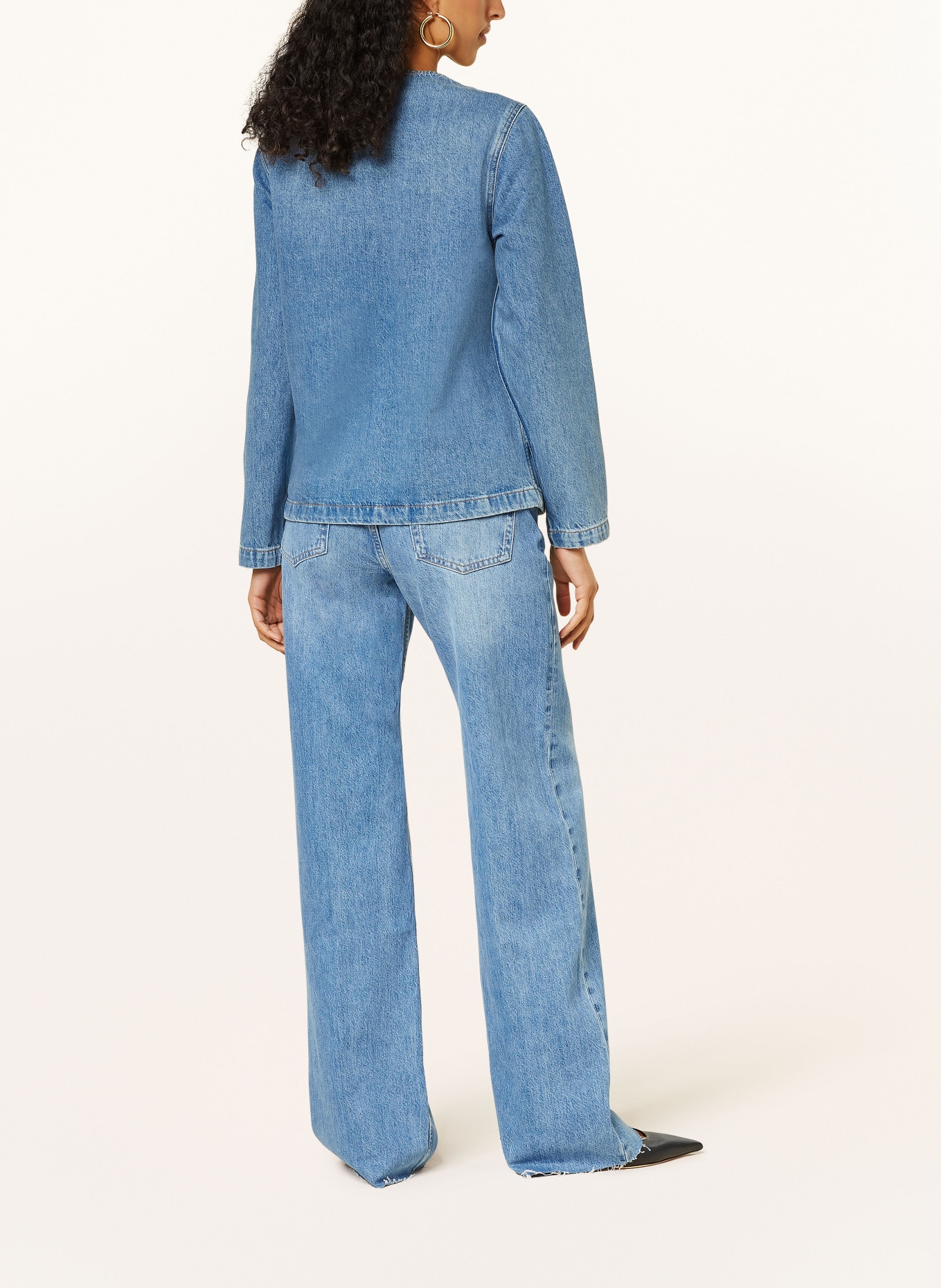 ANINE BING Bluzka jeansowa, Kolor: WASHED BLUE WASHED BLUE (Obrazek 3)