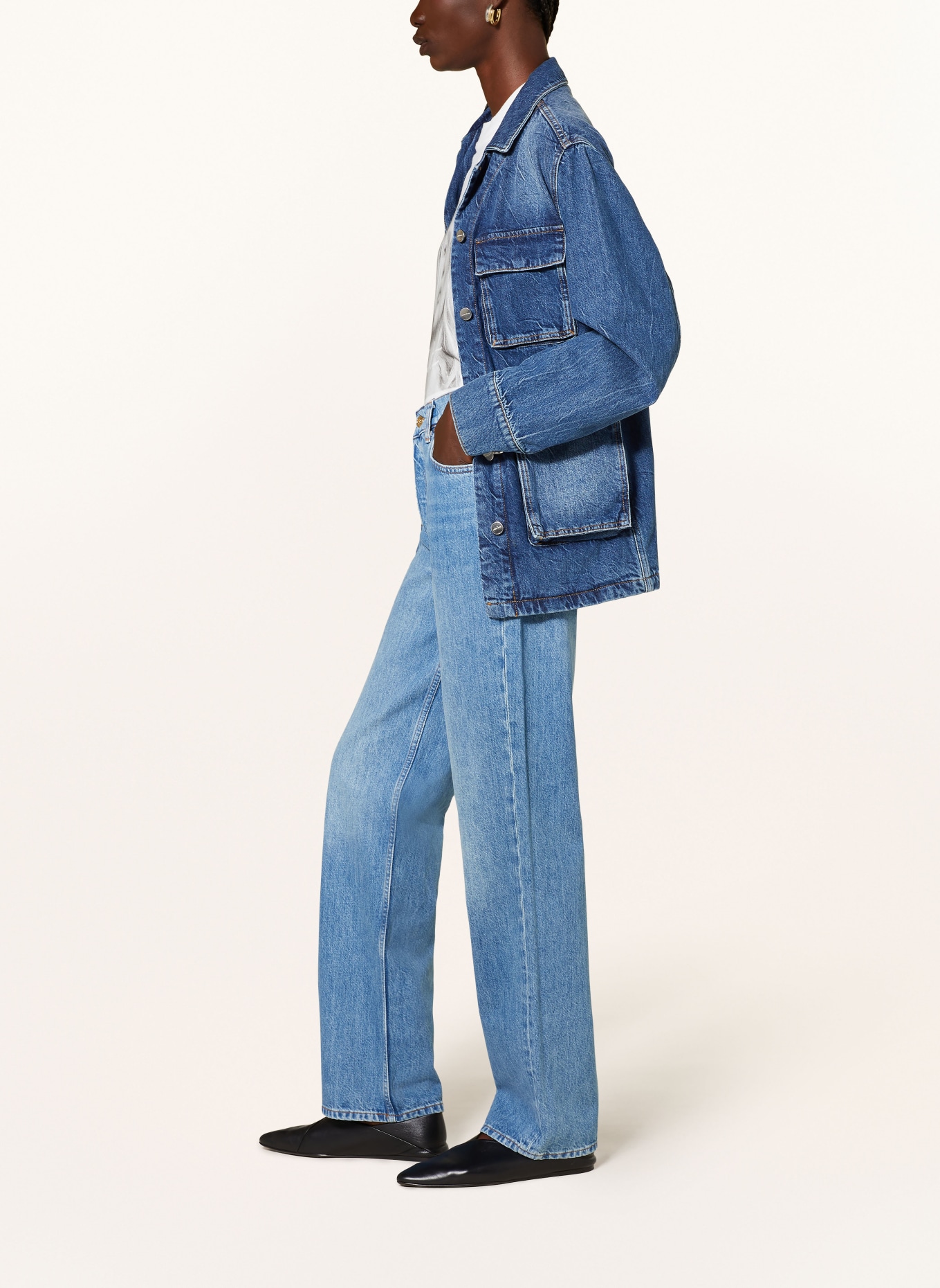 ANINE BING Jeans GAVIN, Farbe: WASHED BLUE WASHED BLUE (Bild 4)