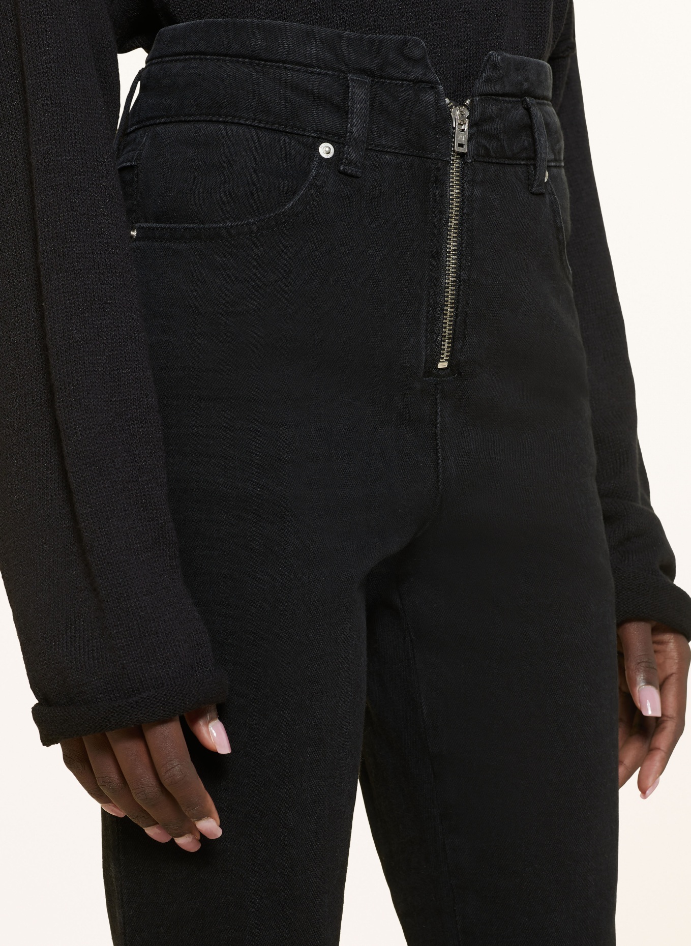 ba&sh 7/8-Jeans IAGO, Farbe: BLACK BLACKSTONE (Bild 5)