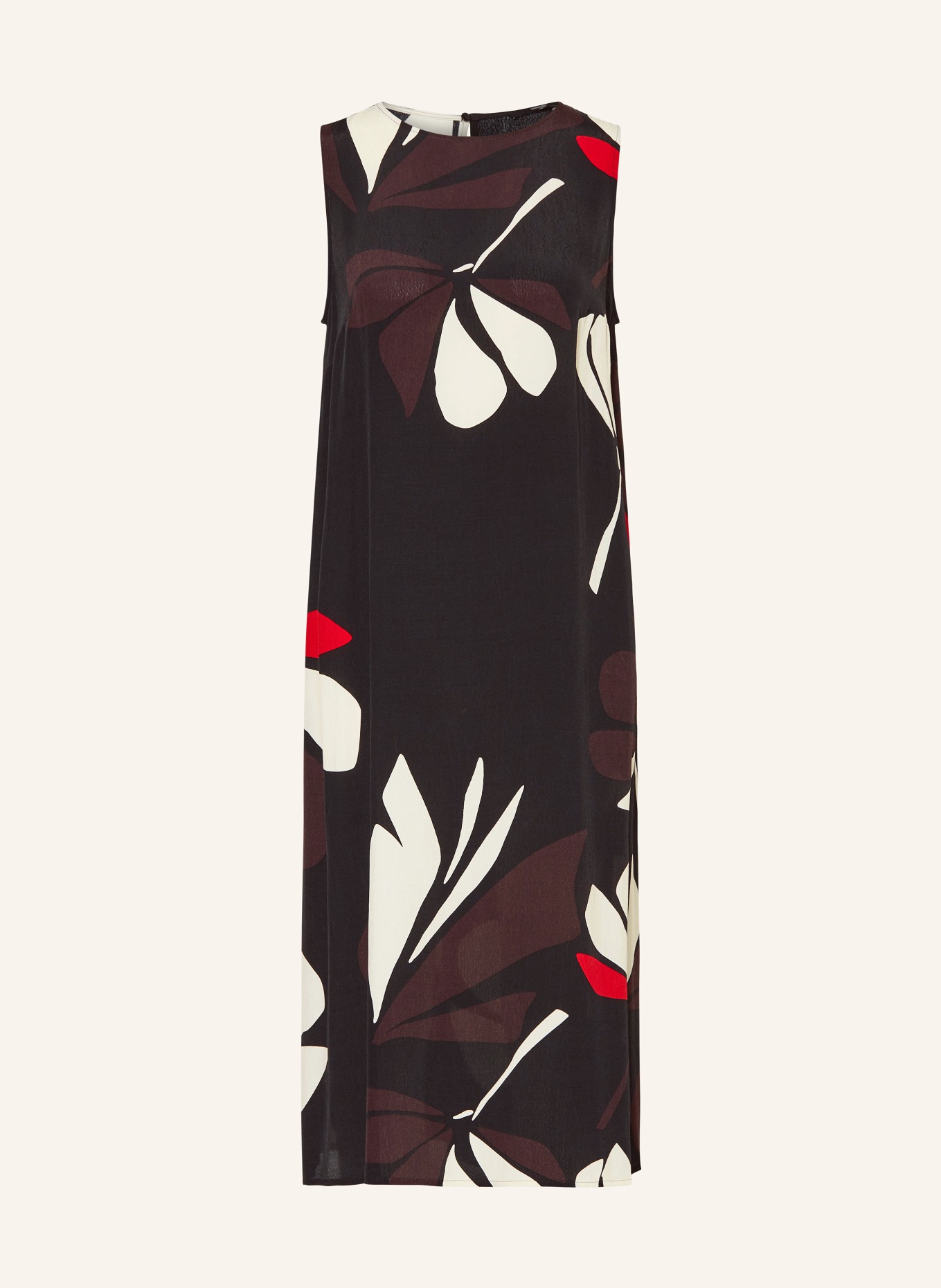 someday Dress QARIEL, Color: BLACK/ ECRU/ RED (Image 1)