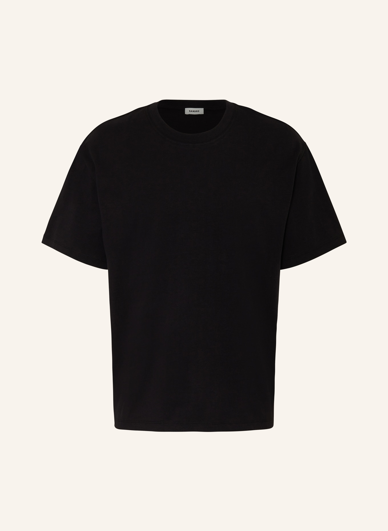 SANDRO T-shirt, Kolor: CZARNY (Obrazek 1)