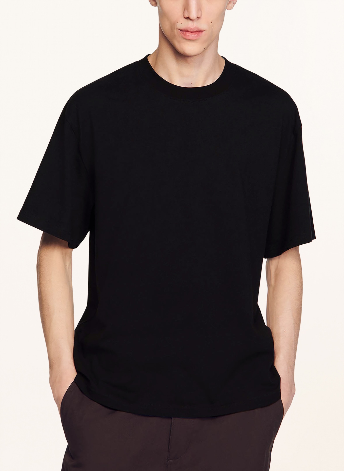 SANDRO T-shirt, Kolor: CZARNY (Obrazek 4)