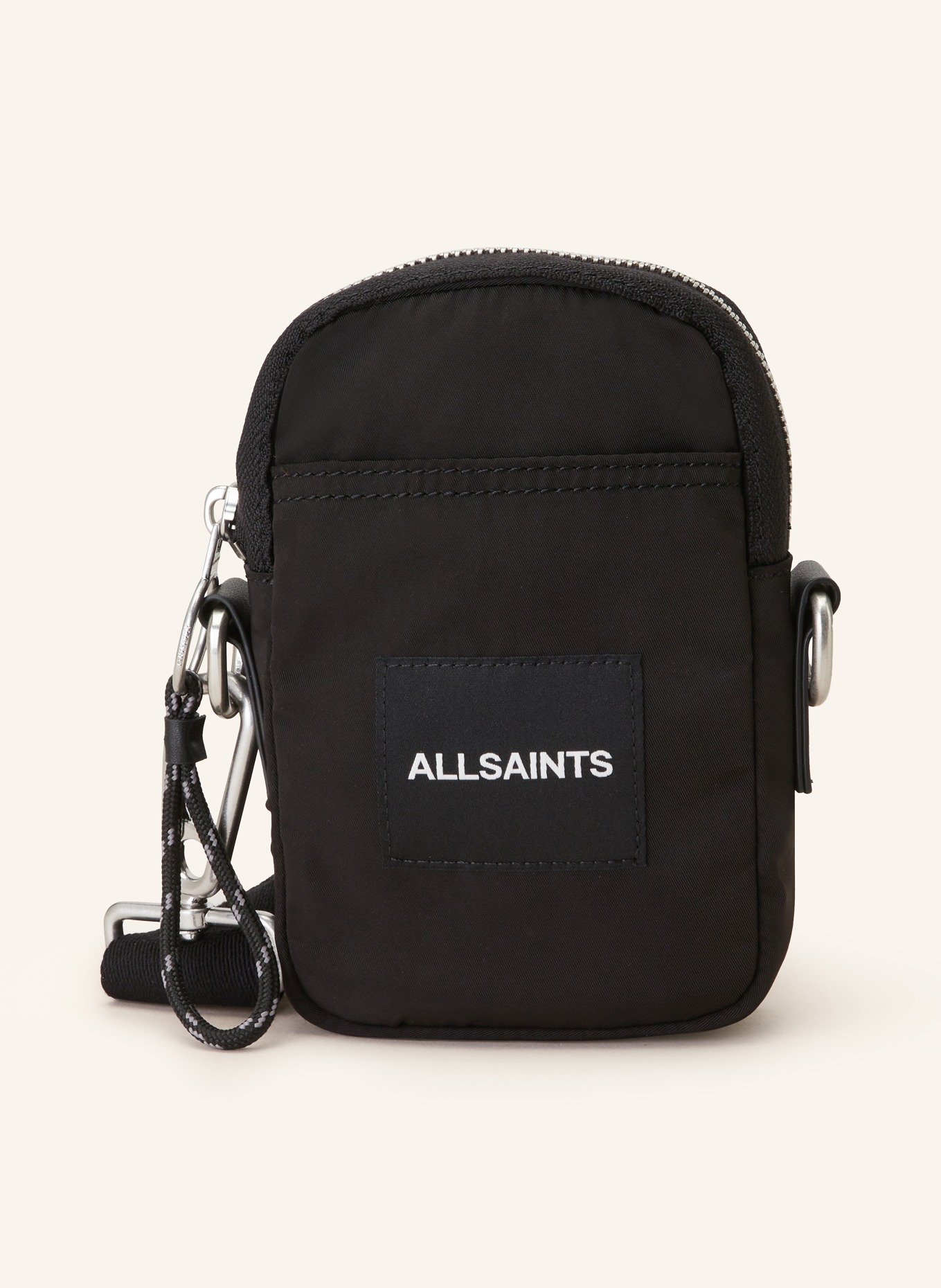ALLSAINTS Smartphone bag ZUMO, Color: BLACK/ WHITE (Image 1)
