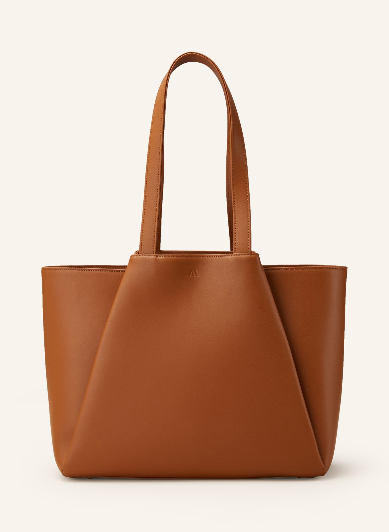 KAAI Shopper MIDI PYRAMID: COGNAC