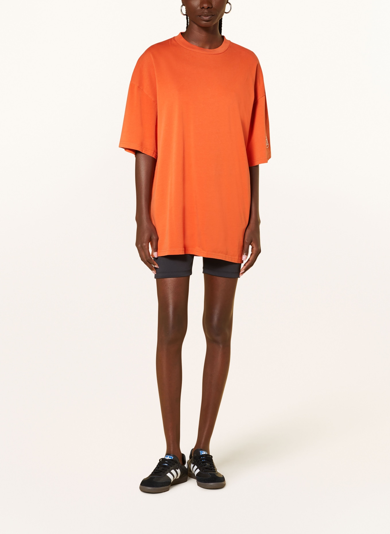 KARO KAUER T-shirt, Color: COGNAC/ LIGHT ORANGE (Image 3)