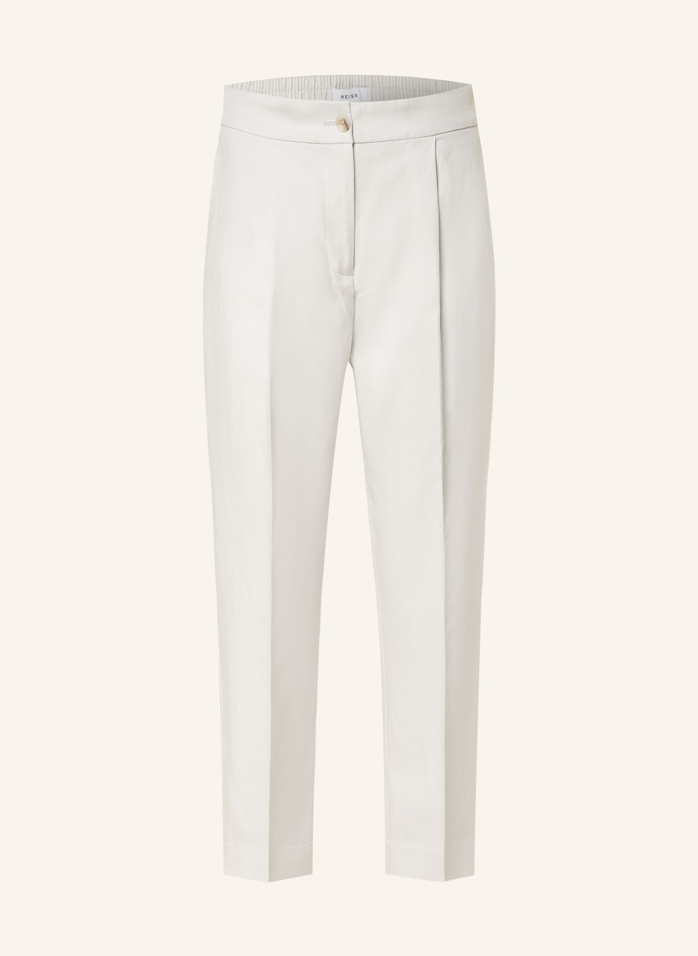 REISS Chinos FARRAH with linen, Color: LIGHT GRAY (Image 1)
