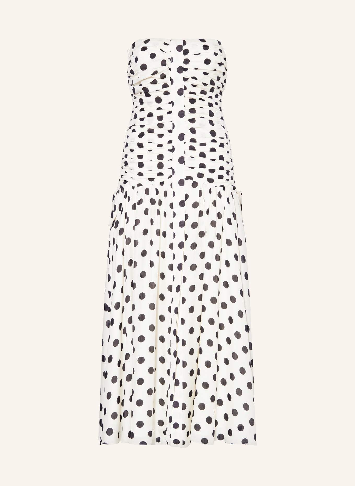 REISS Dress RUE with linen, Color: WHITE/ BLACK (Image 1)