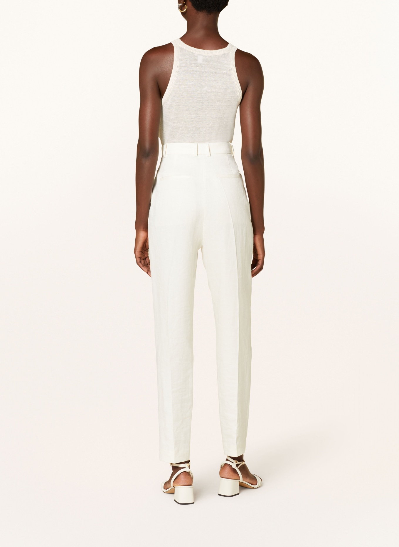 REISS Knit top CATRICE in linen, Color: ECRU (Image 3)