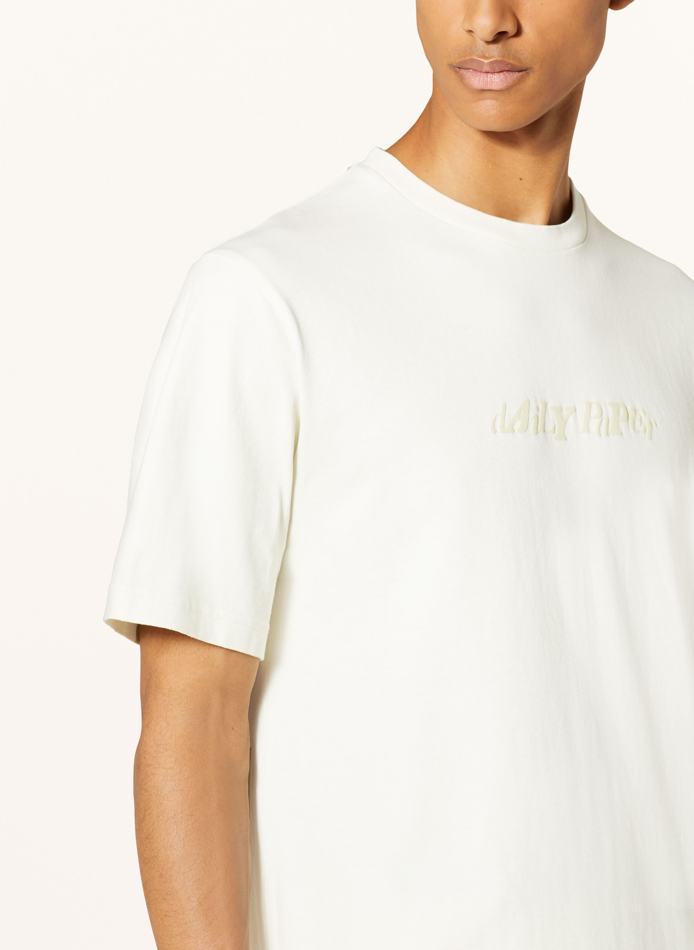 DAILY PAPER T-shirt UNIFIED TYPE, Color: LIGHT YELLOW (Image 4)