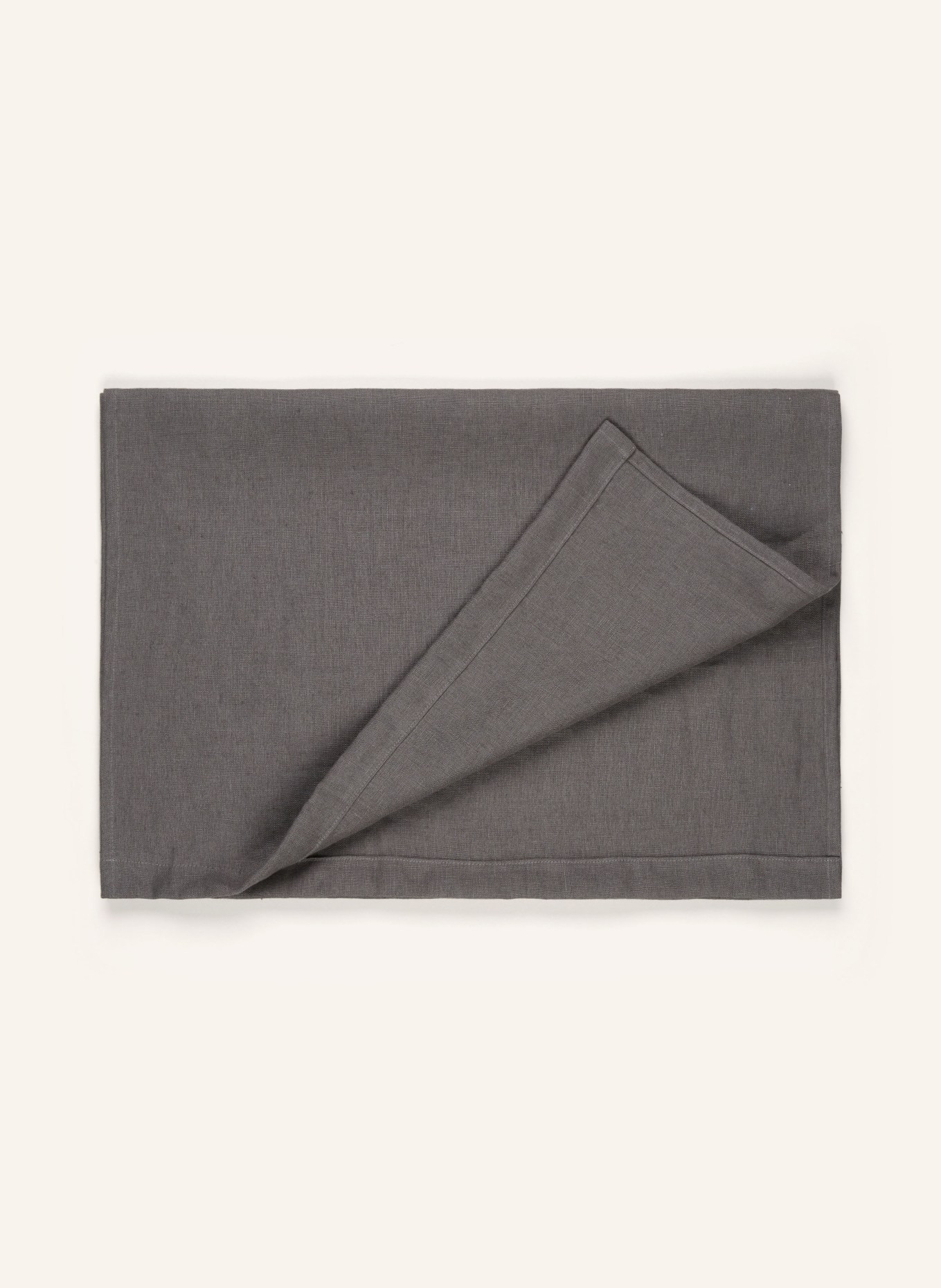 pichler Table cloth PURE made of linen, Color: DARK GRAY (Image 1)