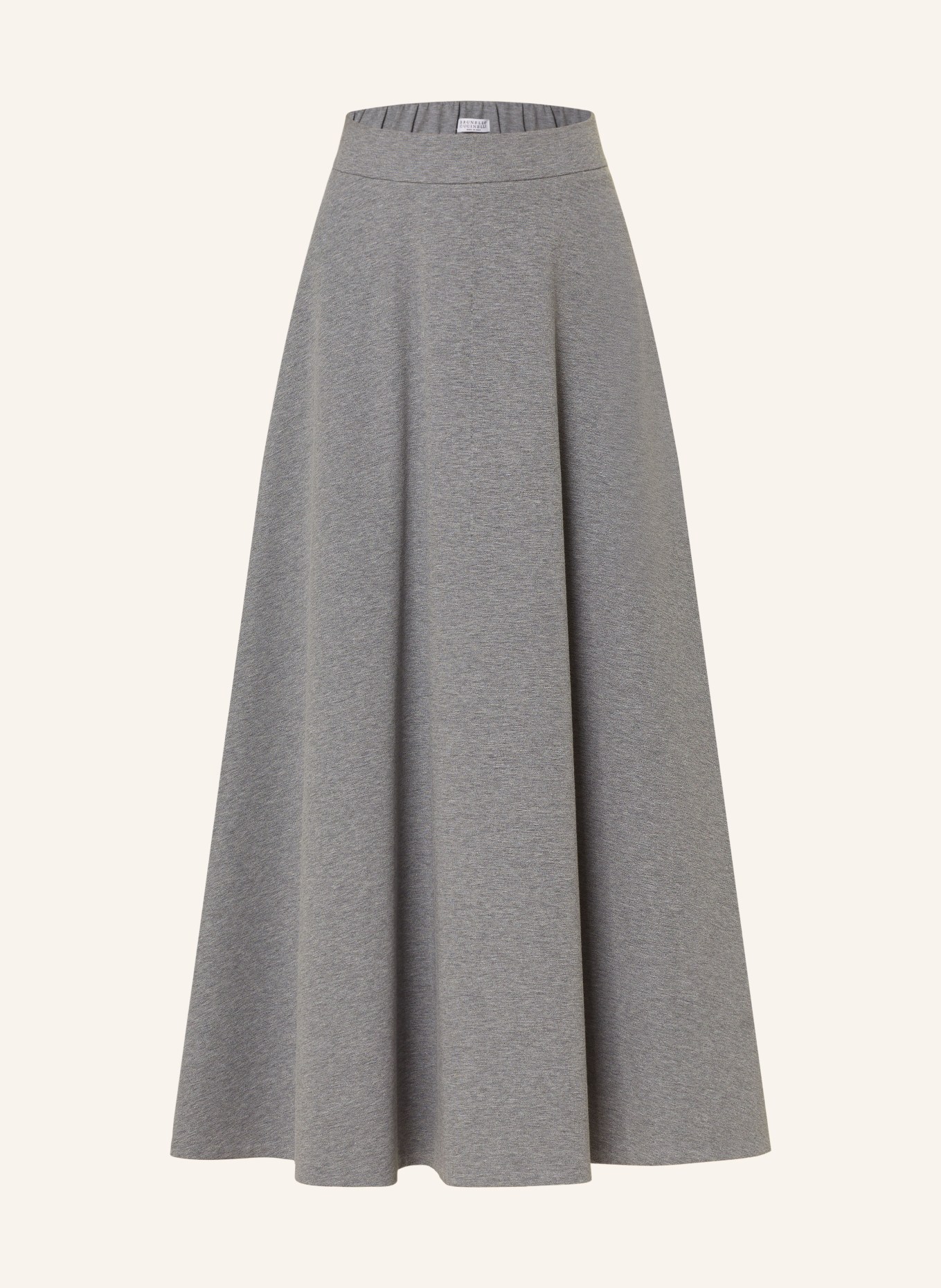 BRUNELLO CUCINELLI Jersey skirt, Color: GRAY (Image 1)
