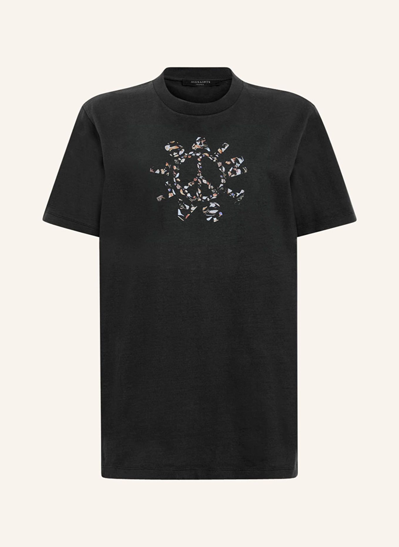 ALLSAINTS T-shirt PIERRA, Kolor: CZARNY (Obrazek 1)