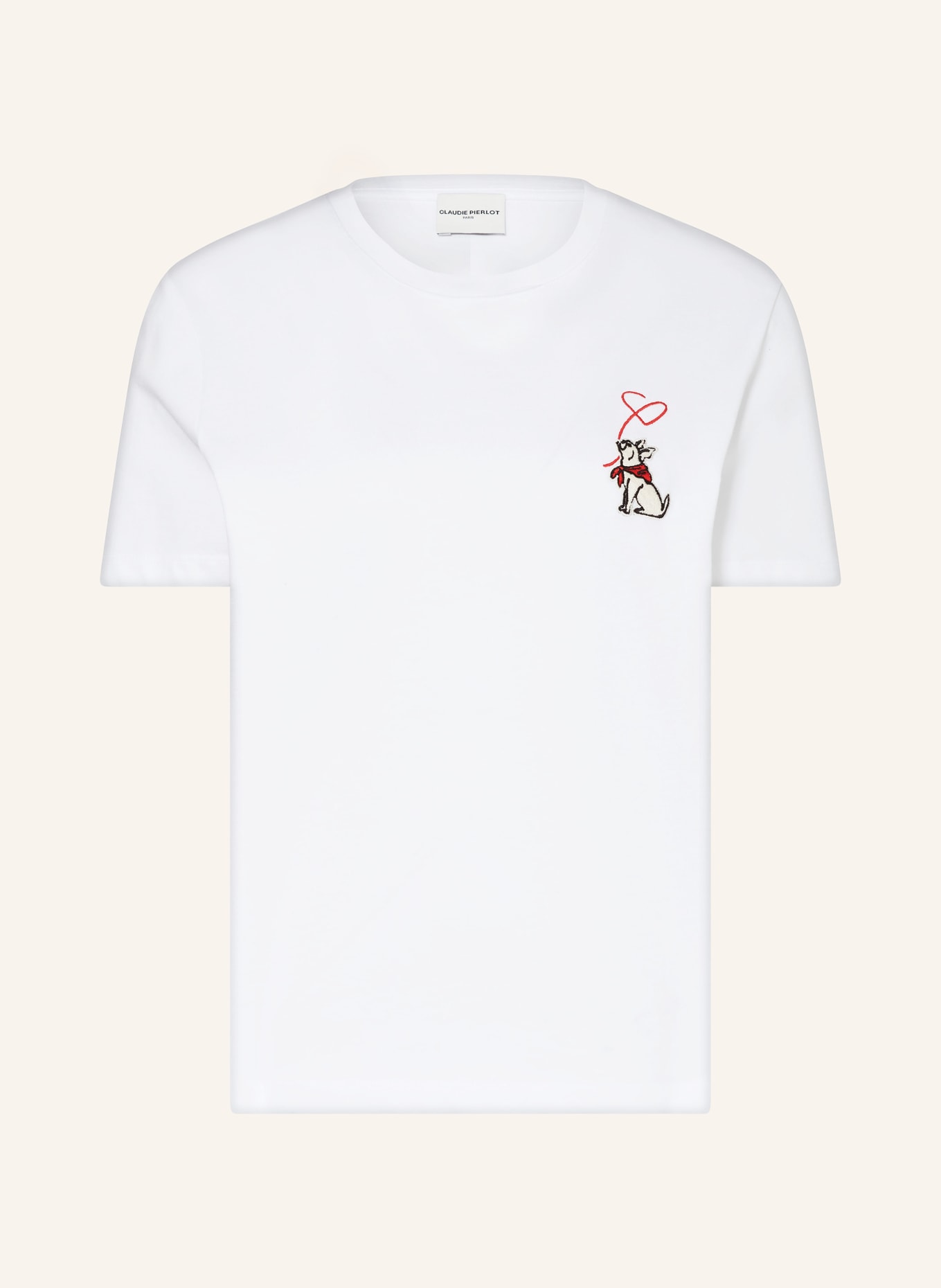 CLAUDIE PIERLOT T-Shirt, Farbe: WEISS (Bild 1)