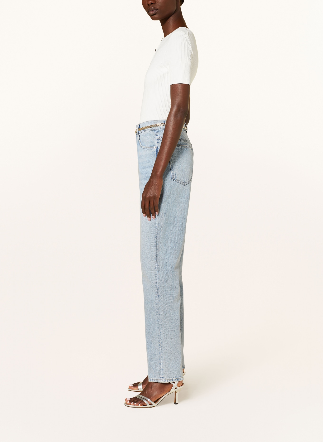 maje Straight Jeans, Farbe: 0201 BLUE (Bild 4)