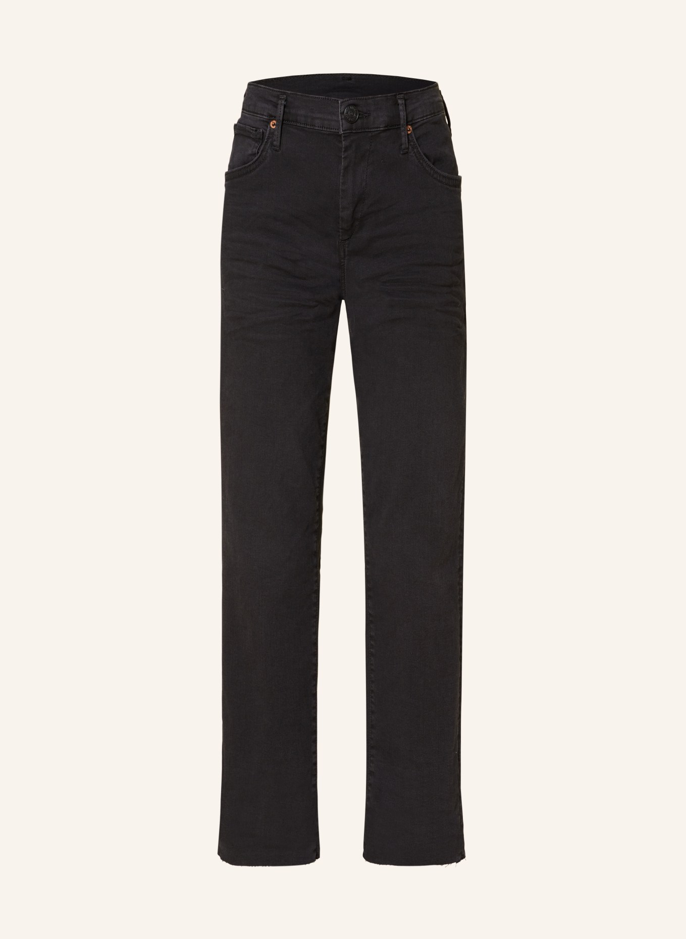 TRUE RELIGION Jeansy 7/8 LIV BOYFRIEND: CZARNY