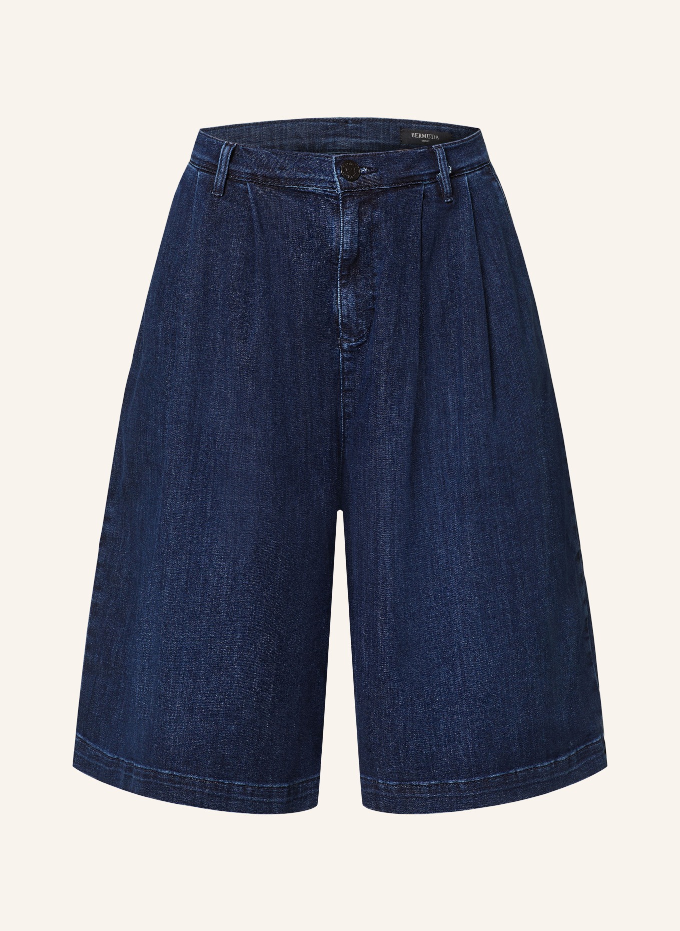 TRUE RELIGION Denim shorts, Color: DARK BLUE (Image 1)