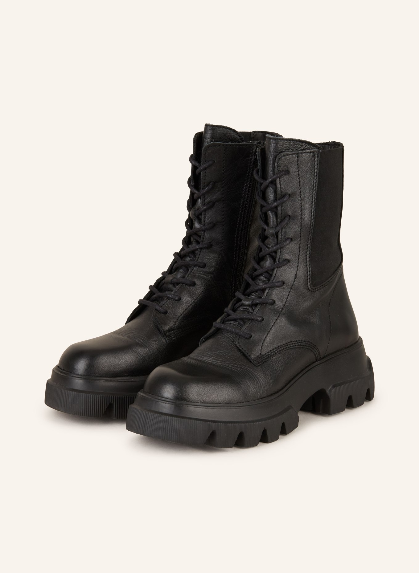 COPENHAGEN Lace-up boots, Color: BLACK (Image 1)