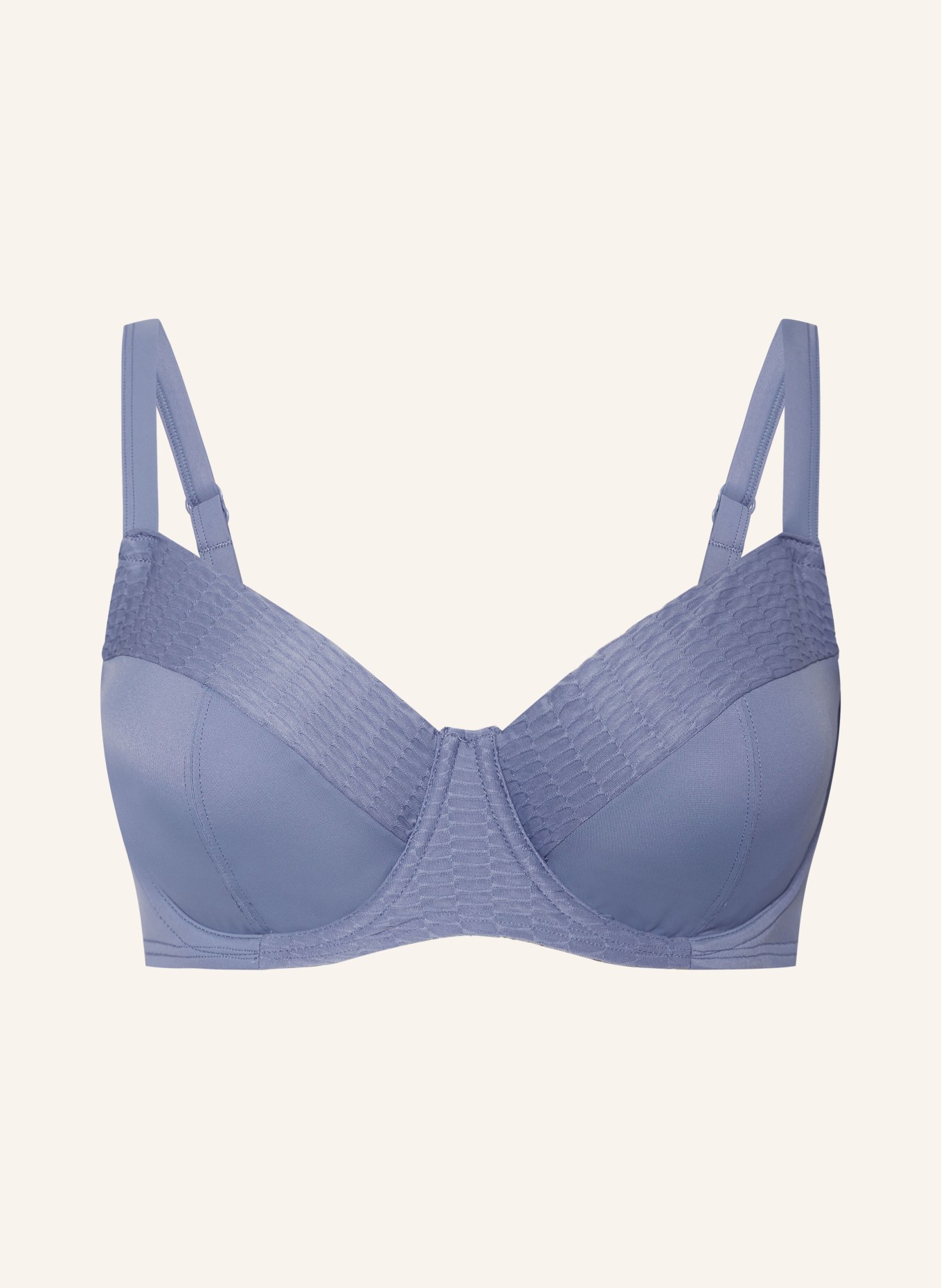 FEMILET Underwired bikini top BONAIRE, Color: BLUE GRAY (Image 1)
