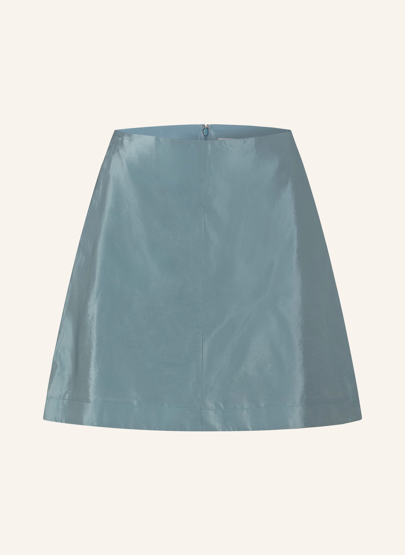 BY MALENE BIRGER Satin skirt ISABELE, Color: BLUE GRAY (Image 1)