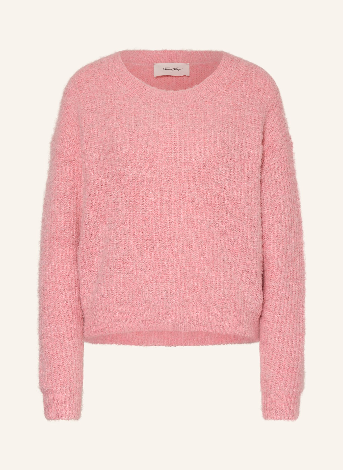American Vintage Sweater with alpaca, Color: PINK (Image 1)