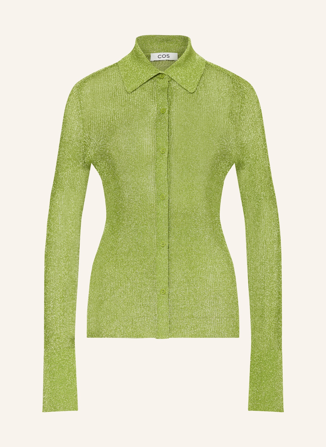 Cos green cardigan online