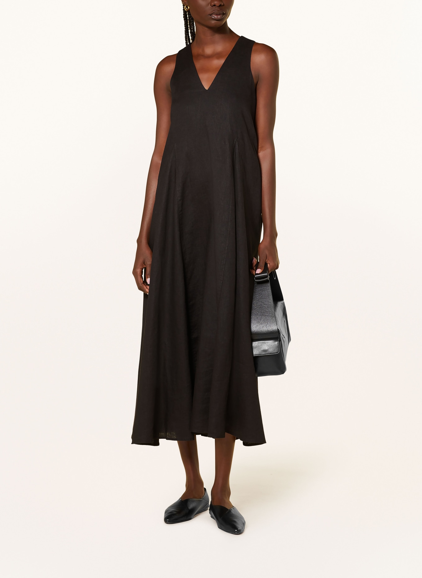 COS Linen dress, Color: BLACK (Image 2)