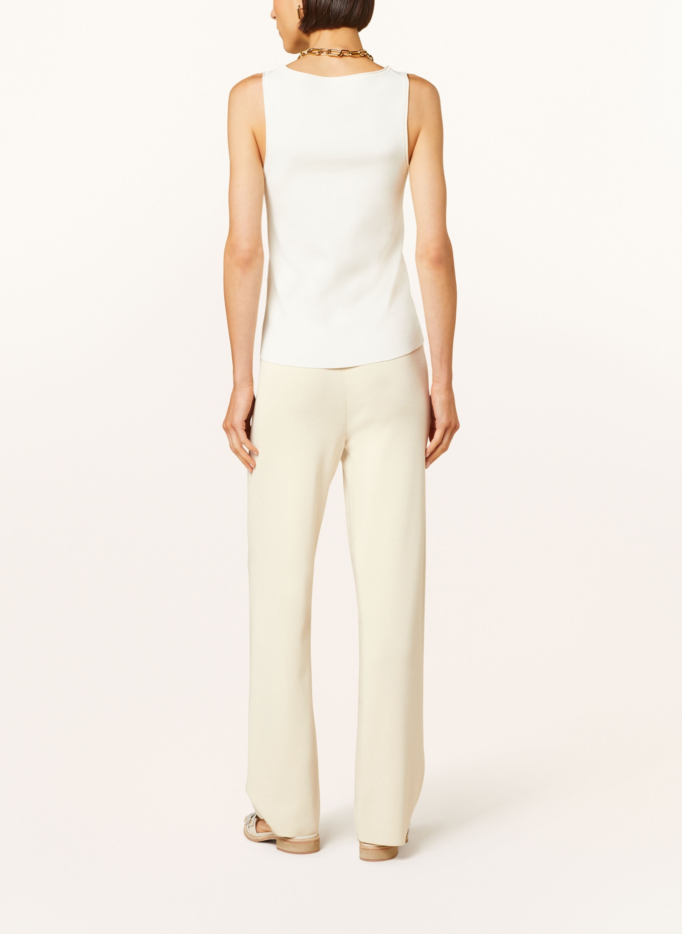 COS Wide leg trousers, Color: ECRU (Image 3)